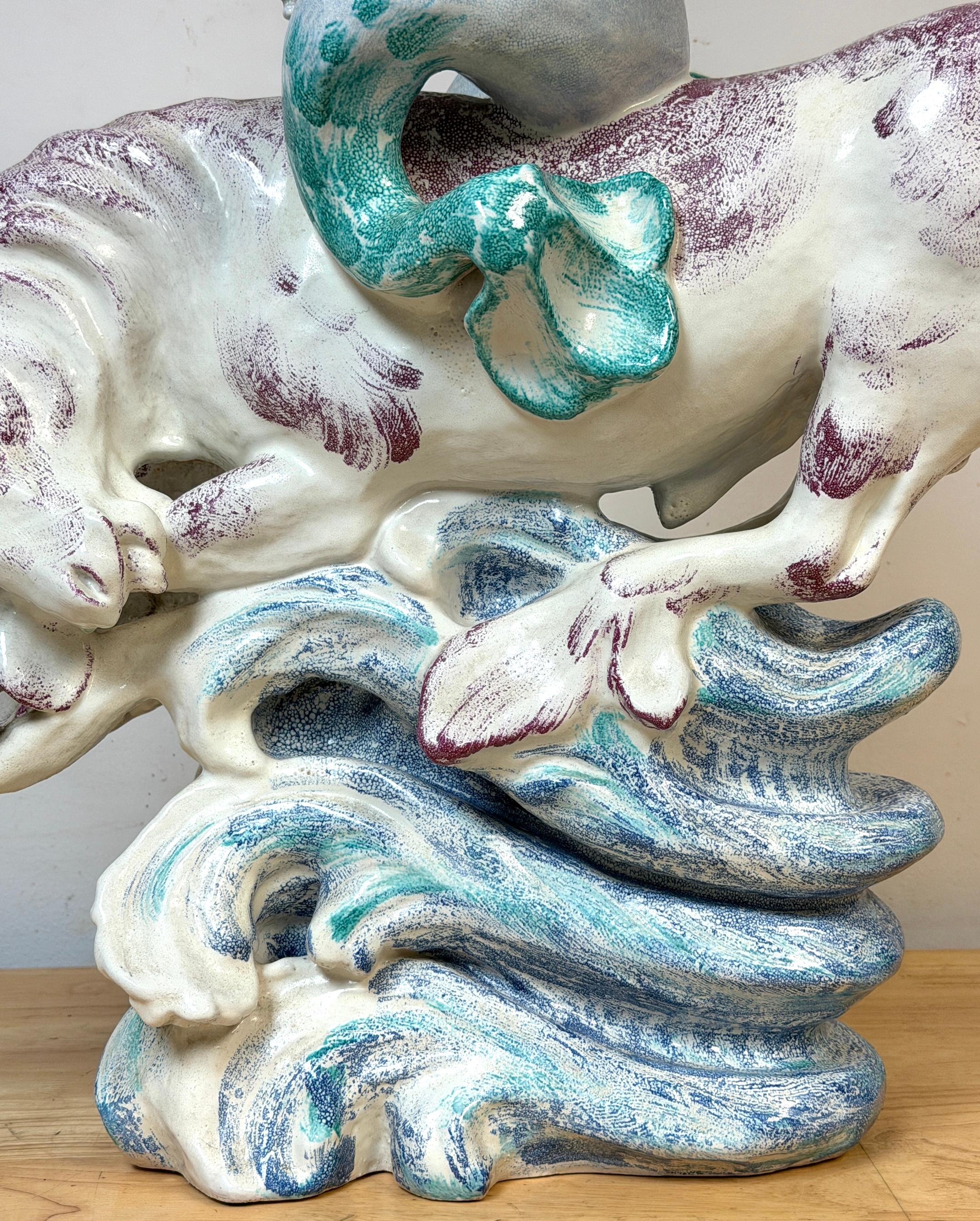 Jean René Gauguin “Havtyren” / 'Sea Bull' Sculpture for Bing & Grøndahl, Denmark In condizioni buone in vendita a West Palm Beach, FL