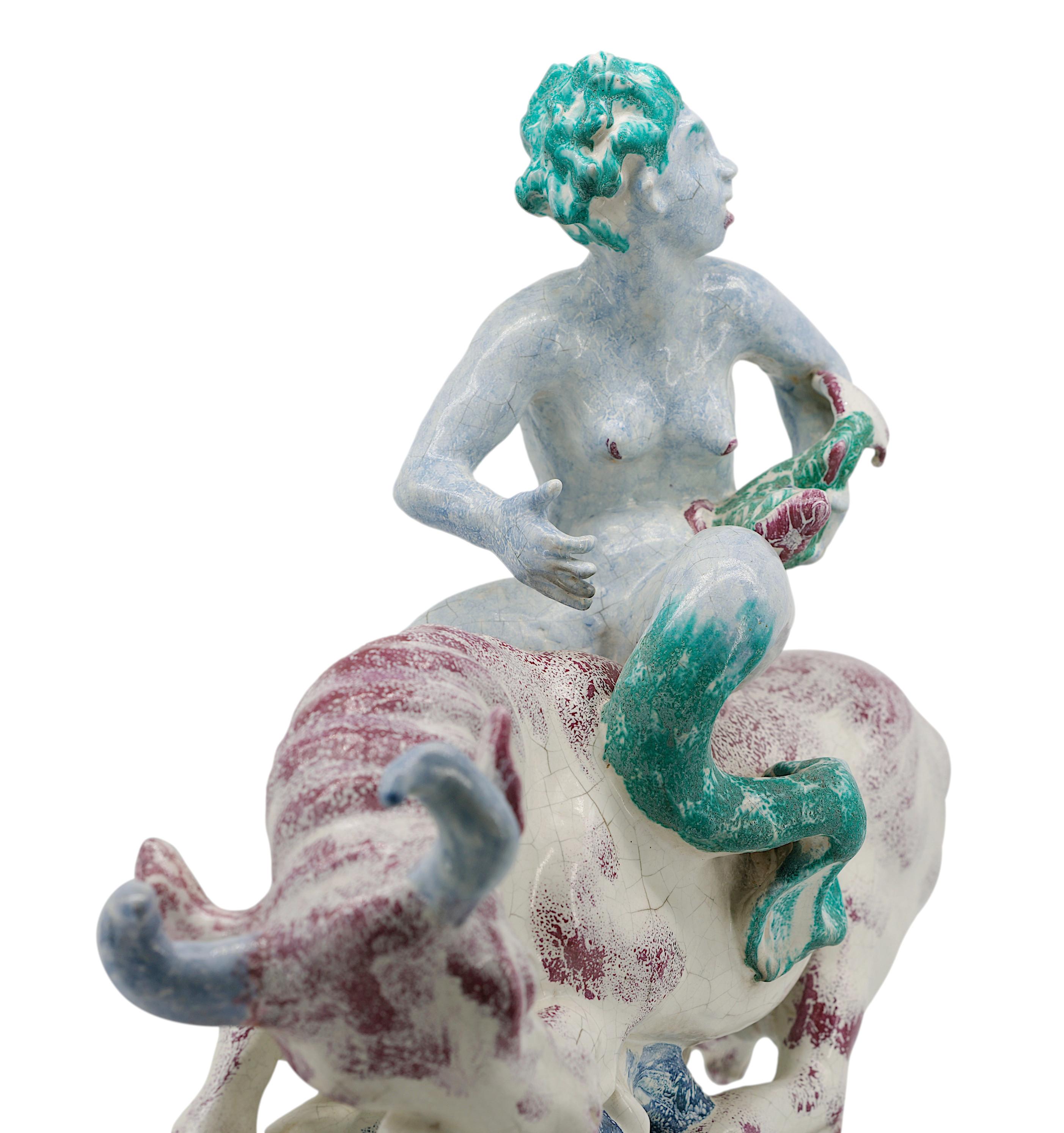 Jean-René GAUGUIN The Sea Bull Ceramic Sculpture For Sale 4