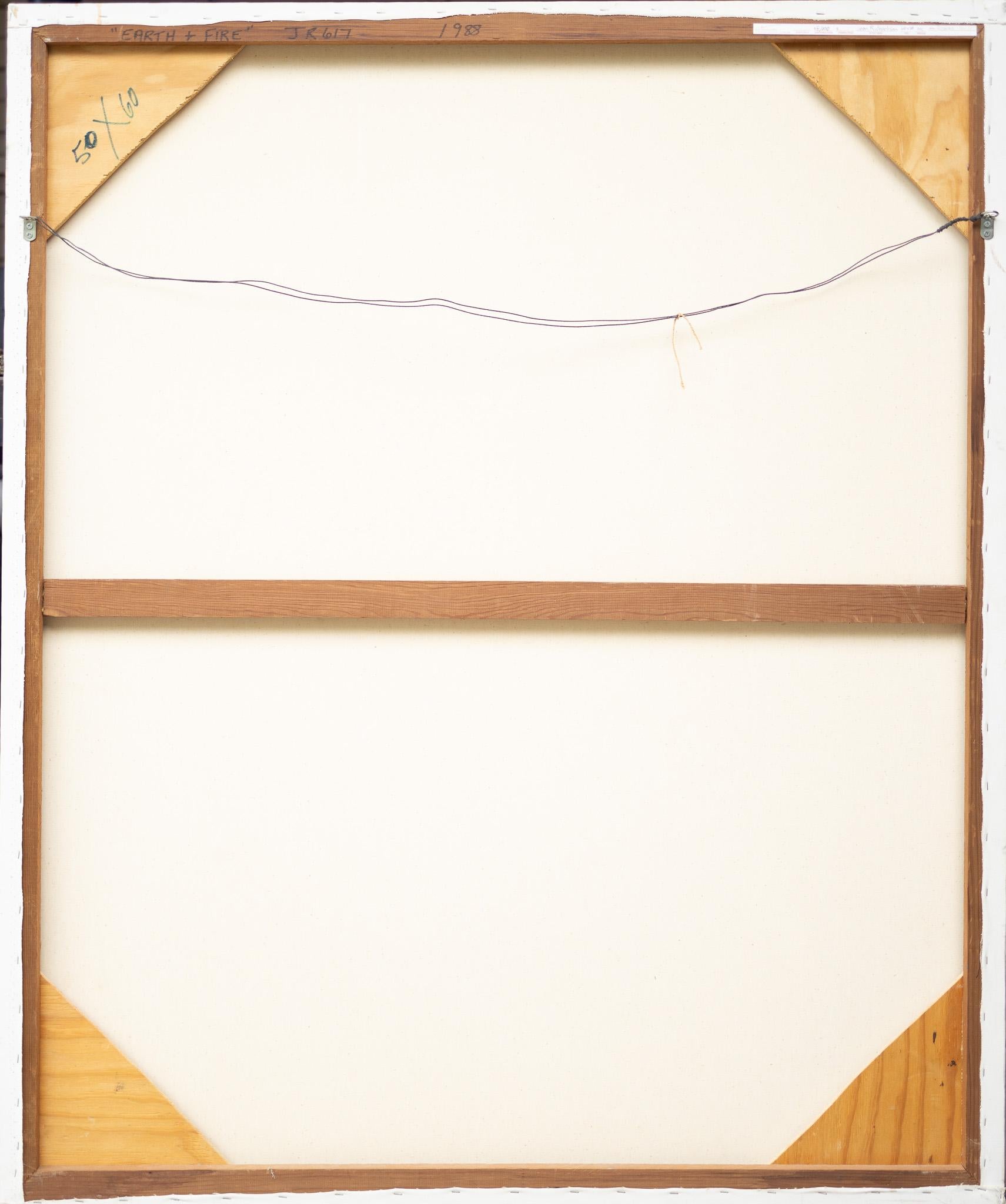 Una raffigurazione astratta di un cavallo in rosa, viola, arancione e bianco di Jean Richardson
60
