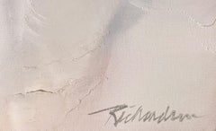 "Snow Cloud Herds" acrylic on canvas painting signed by artist Jean Richardson