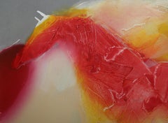 Red Moon, Contemporary Etching with Aquatint by Jean Richardson