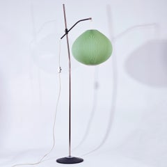 Jean Rispal style. Mid-Century Modern rhodoid floor lamp, France, 1970s