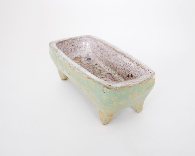 Jean Rivier French Ceramic Artist Decortive Bowl or Vide Poche For Sale 1