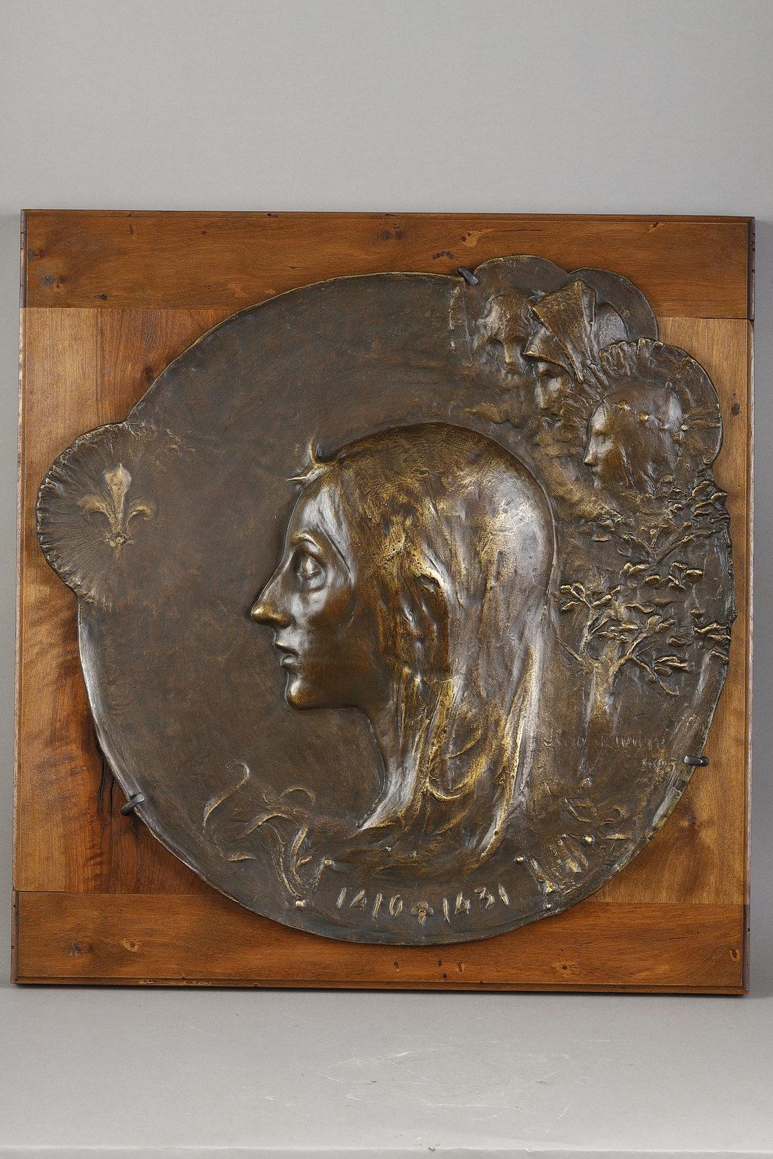 Jean Rivière Figurative Sculpture - Joan of Arc