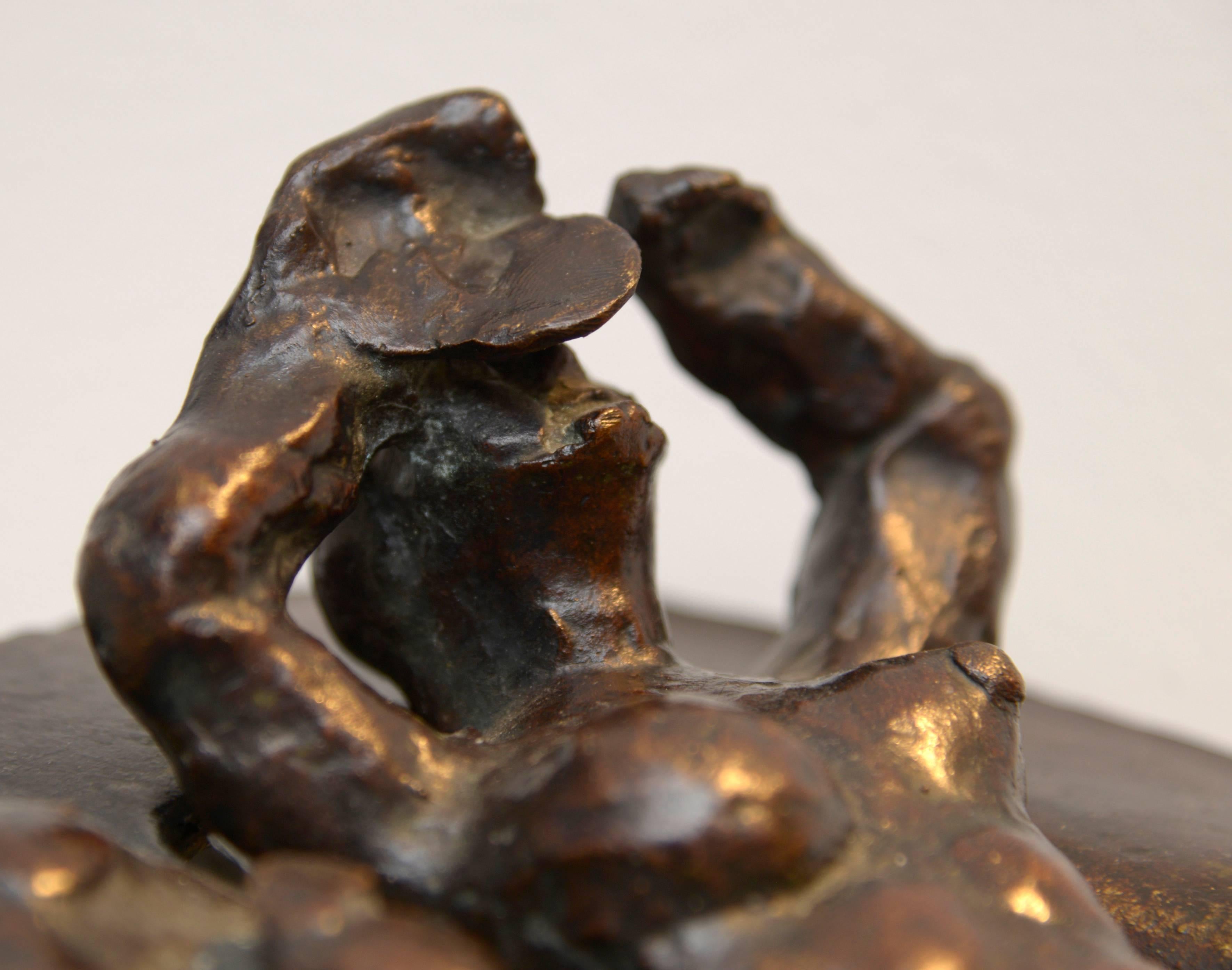 Femme au Bain
Jean-Robert Ipousteguy bronze sculpture.
In two parts
Valsuani foundry seal
Numbered 1/9 dated 1966.
