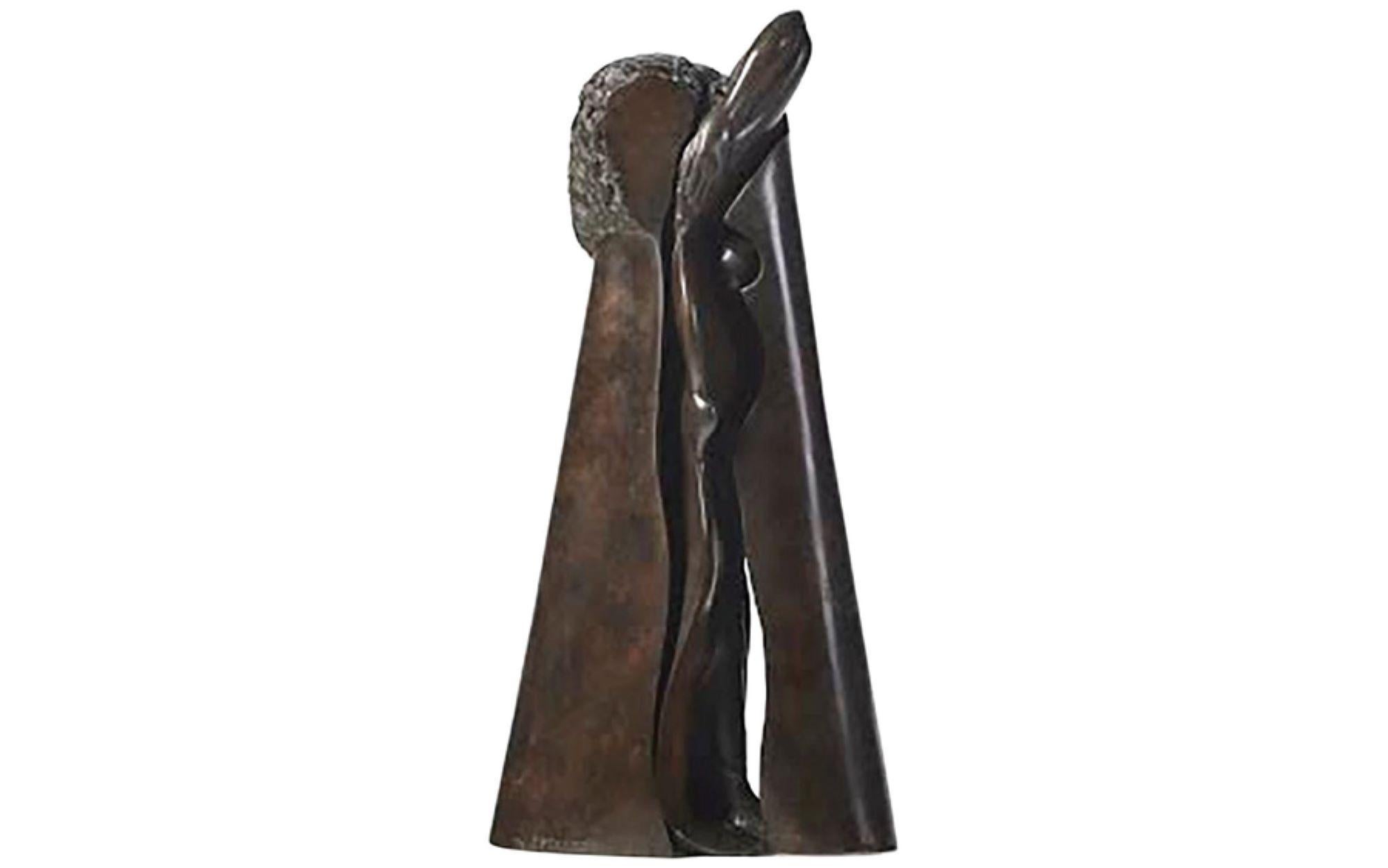 Jean Robert Ipousteguy Abstract Sculpture - Young Girl