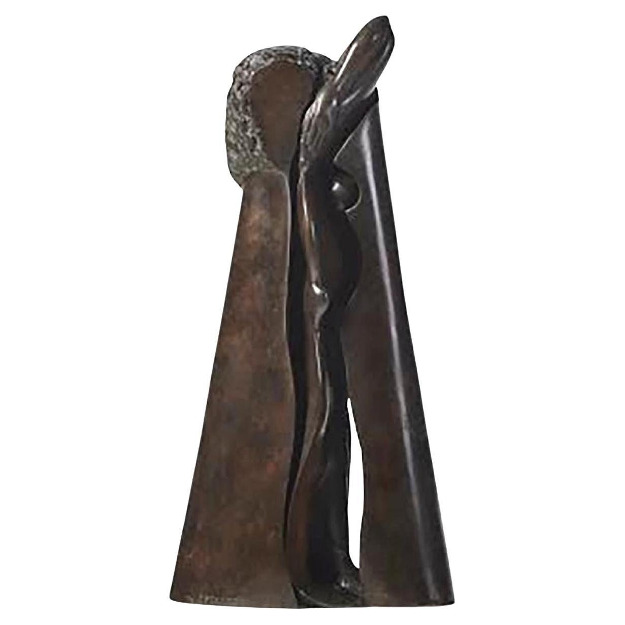 Jean-Robert Ipoustéguy "Young Girl" 1989 - Scultura astratta in bronzo in vendita