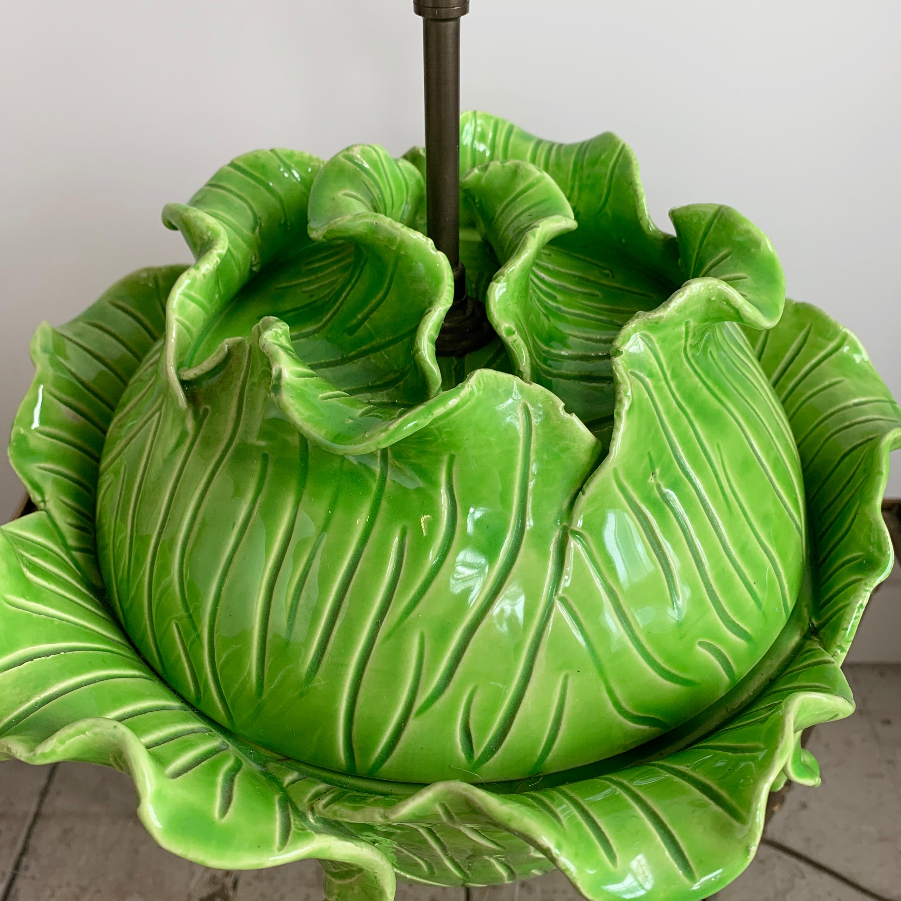cabbage lamp base