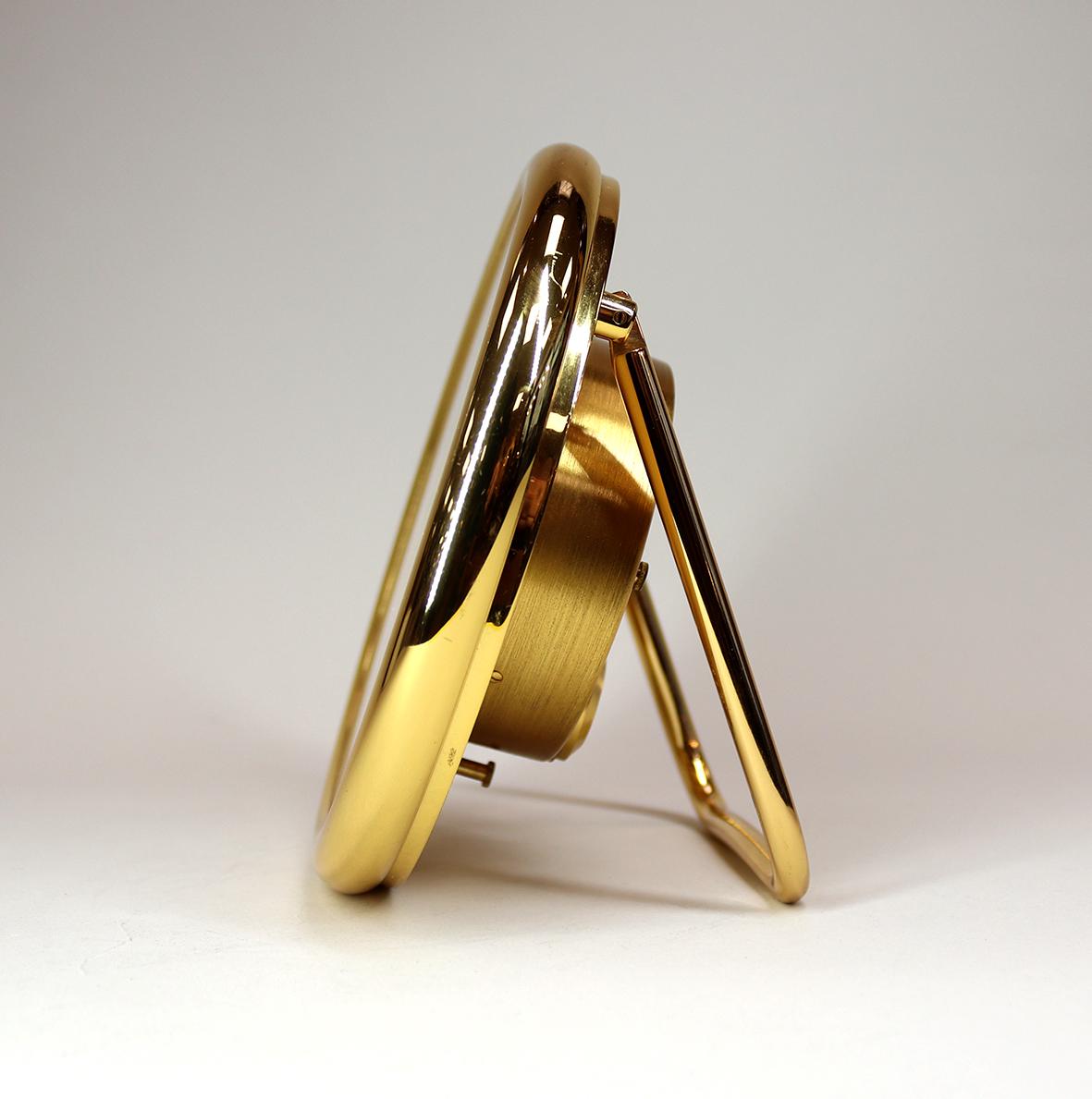 Swiss Jean Roulet Desk Clock