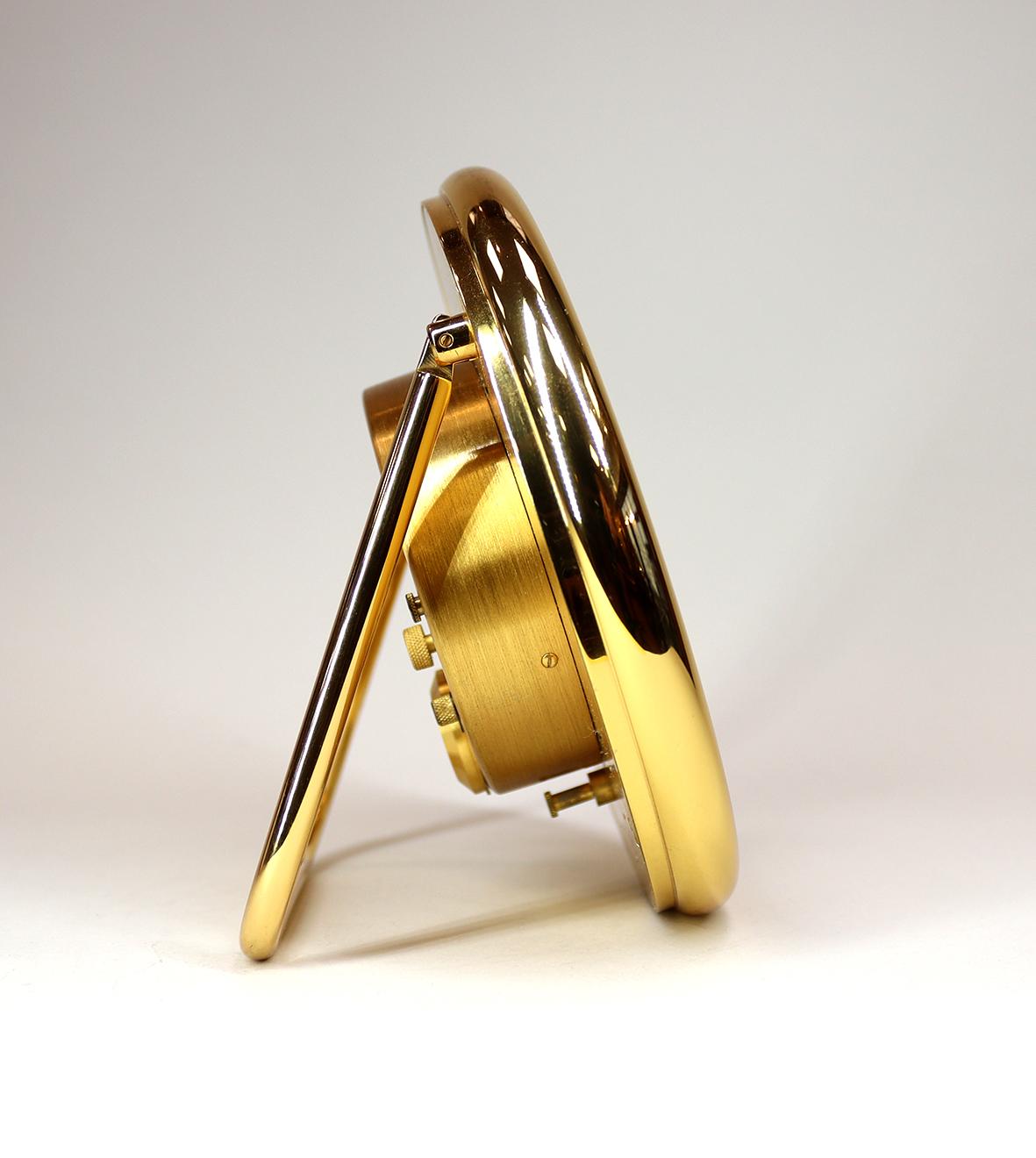 Late 20th Century Jean Roulet Desk Clock