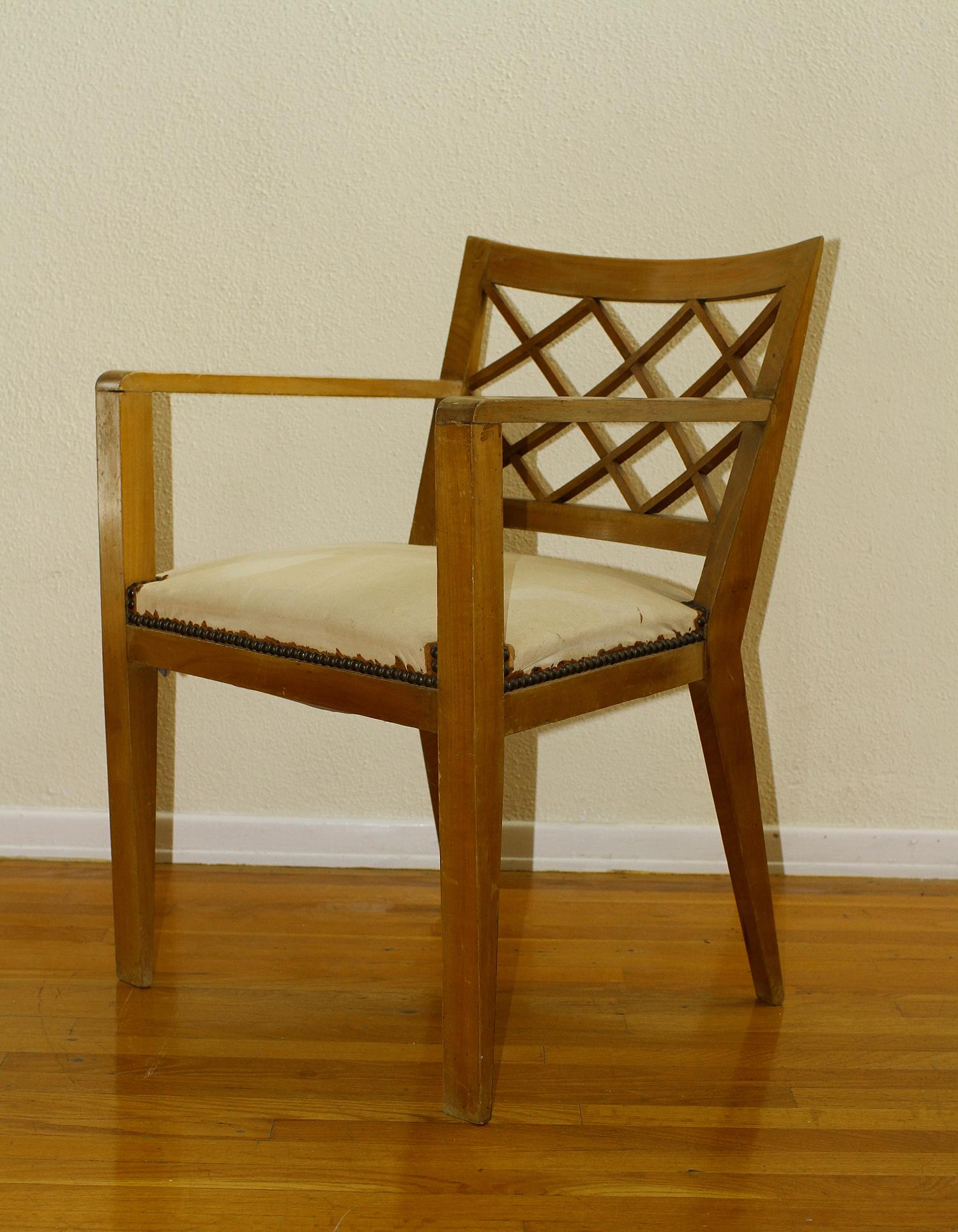 French Jean Royere Chair 1945, Original Condition