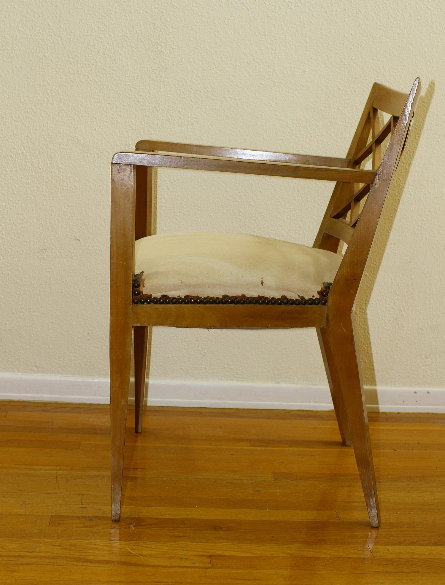 Jean Royere Chair 1945, Original Condition 2