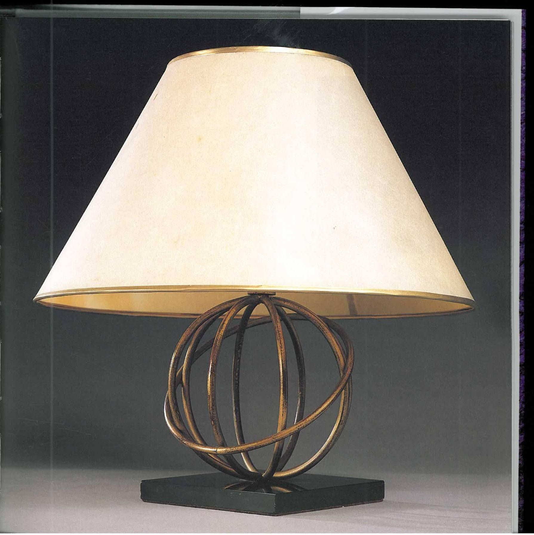 A scarce hard backed catalogue with dust jacket which was produced by the Galerie Jacques Lacoste for an exhibition held in May, June and July 1999. The exhibition and this catalogue features light fittings and lamps, chairs, tables and consoles.