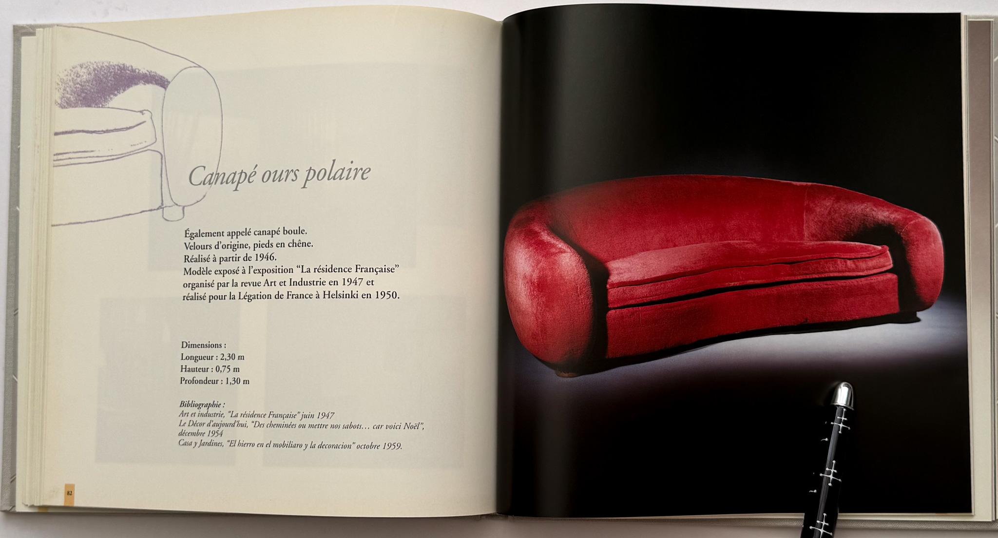 Jean Royere: Exposición (Galería Jacques Lacoste) en venta 4