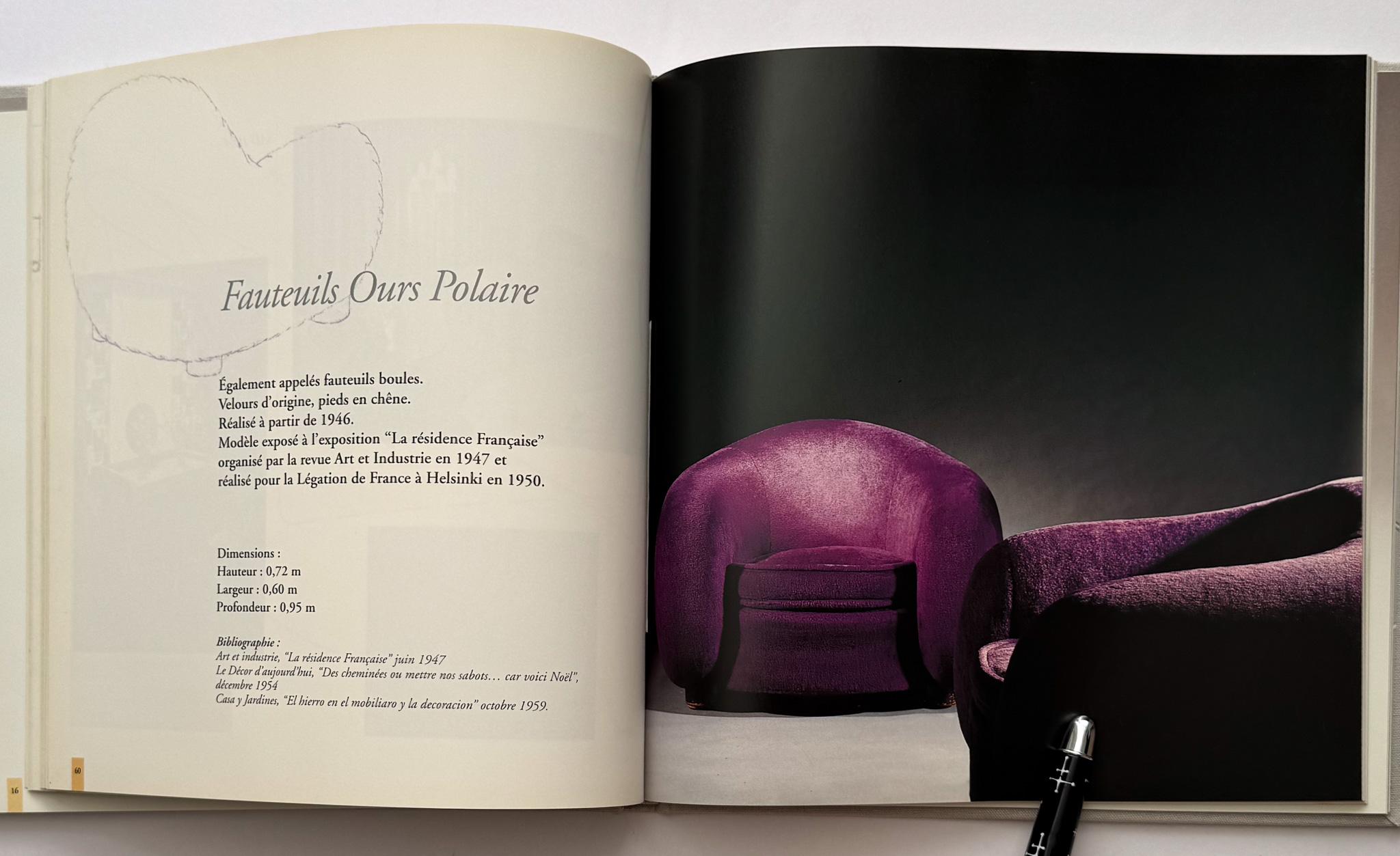 Jean Royere: Exposición (Galería Jacques Lacoste) en venta 5