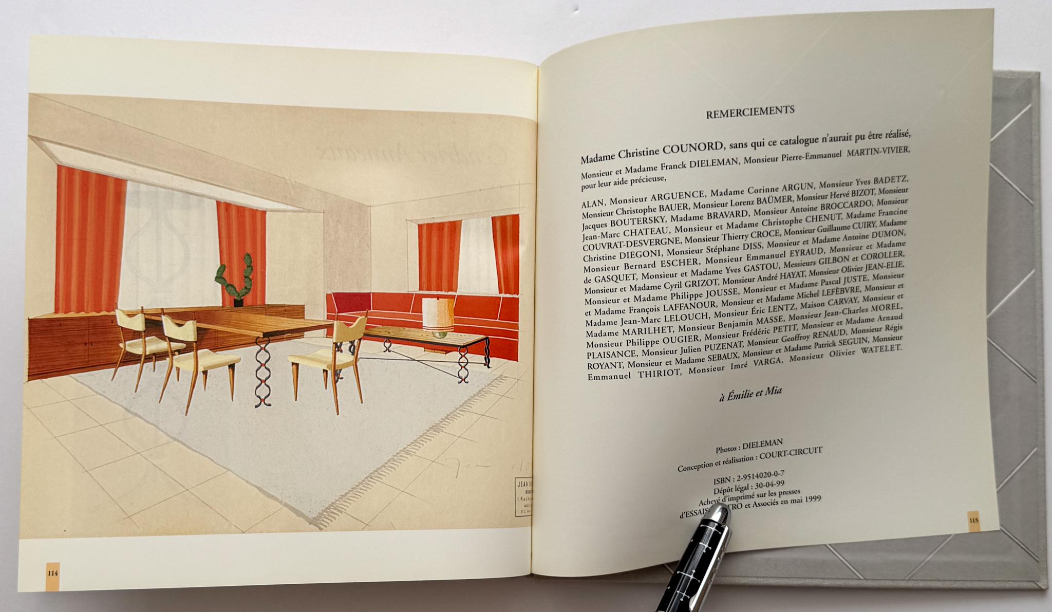 Jean Royere: Exposición (Galería Jacques Lacoste) en venta 9