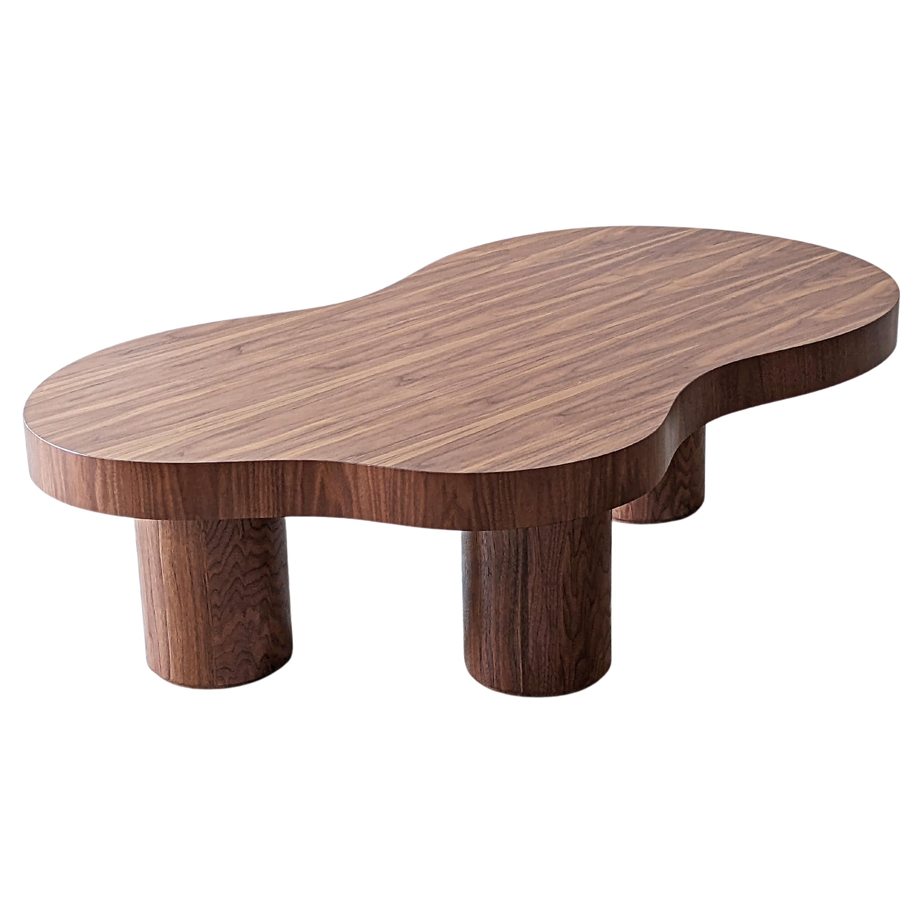 Jean Royère Rare Boomerang Coffee Table in Black Wrought Iron For Sale