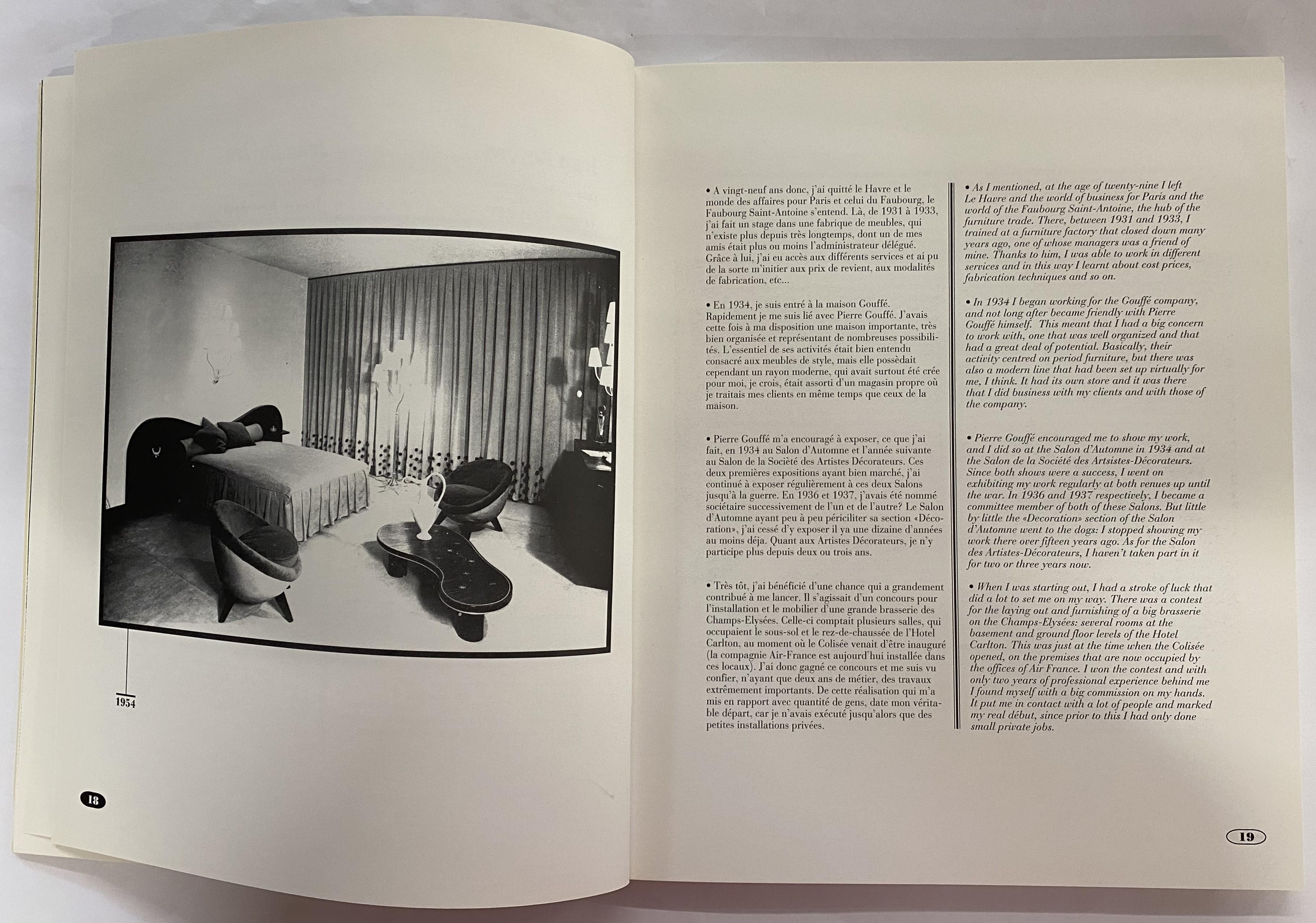 Jean Royere: Mobilier by Pierre Passebon (Book) In Good Condition For Sale In North Yorkshire, GB