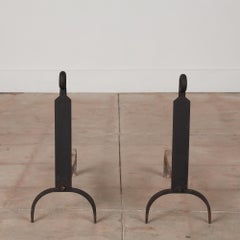 Jean Royère Style Andirons