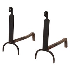 Jean Royère Style Andirons