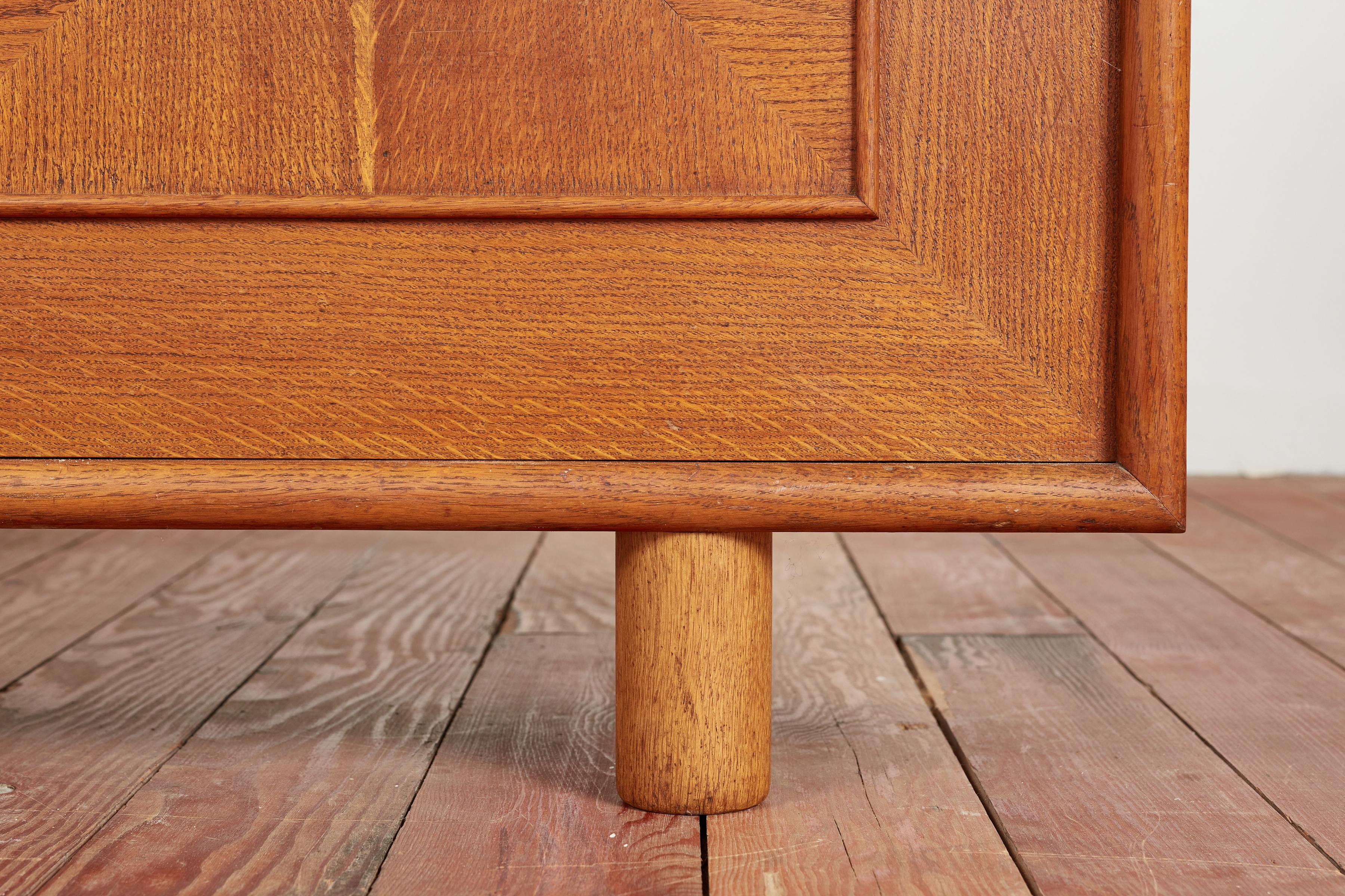 1940's French Oak Cabinet For Sale 7