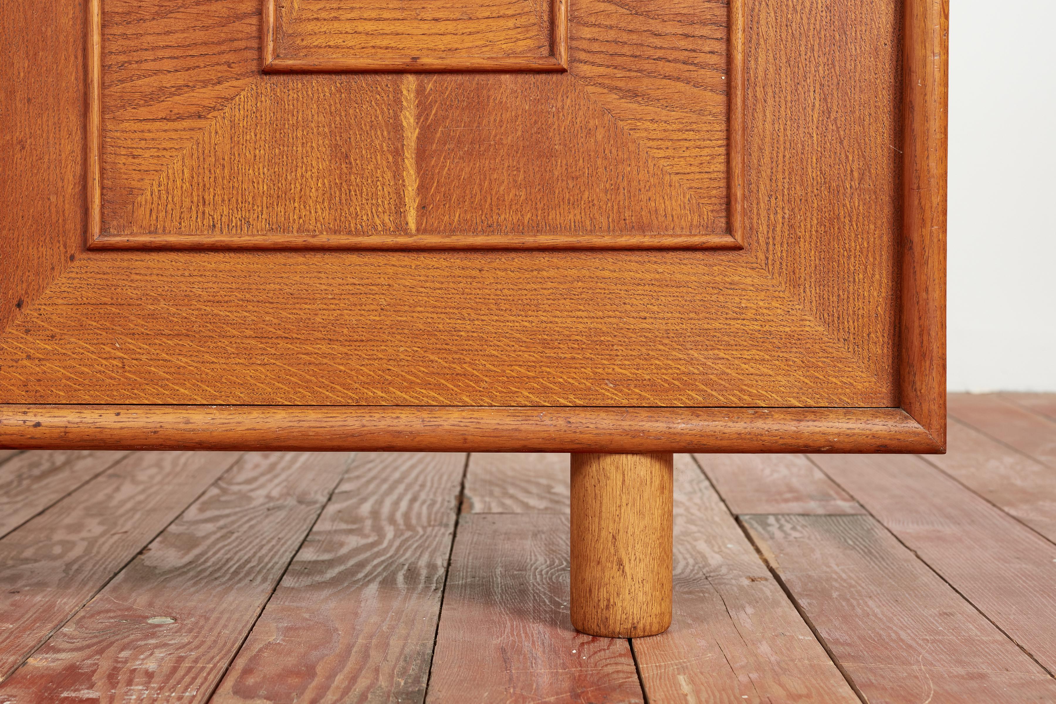 1940's French Oak Cabinet For Sale 8