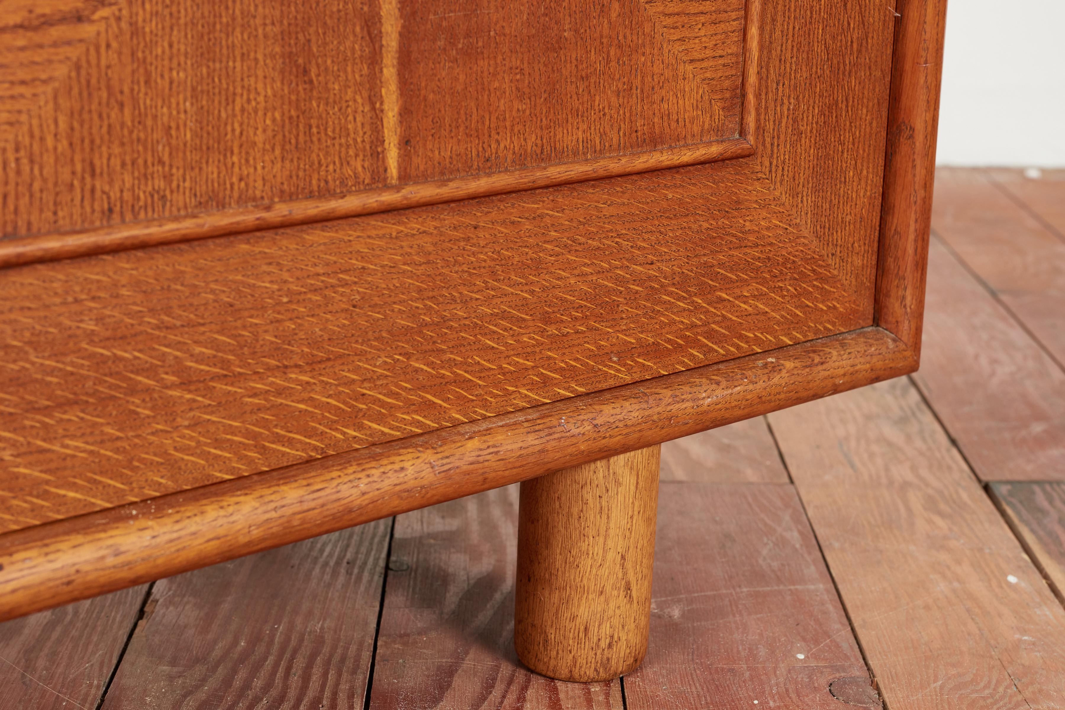 1940's French Oak Cabinet For Sale 12