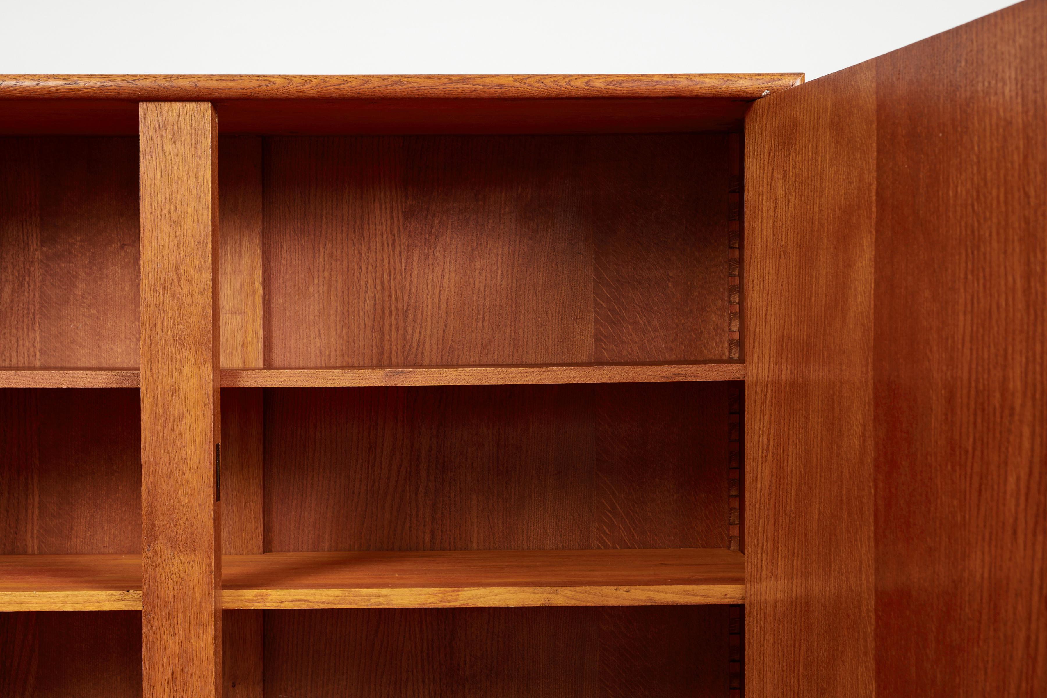 1940's French Oak Cabinet For Sale 1