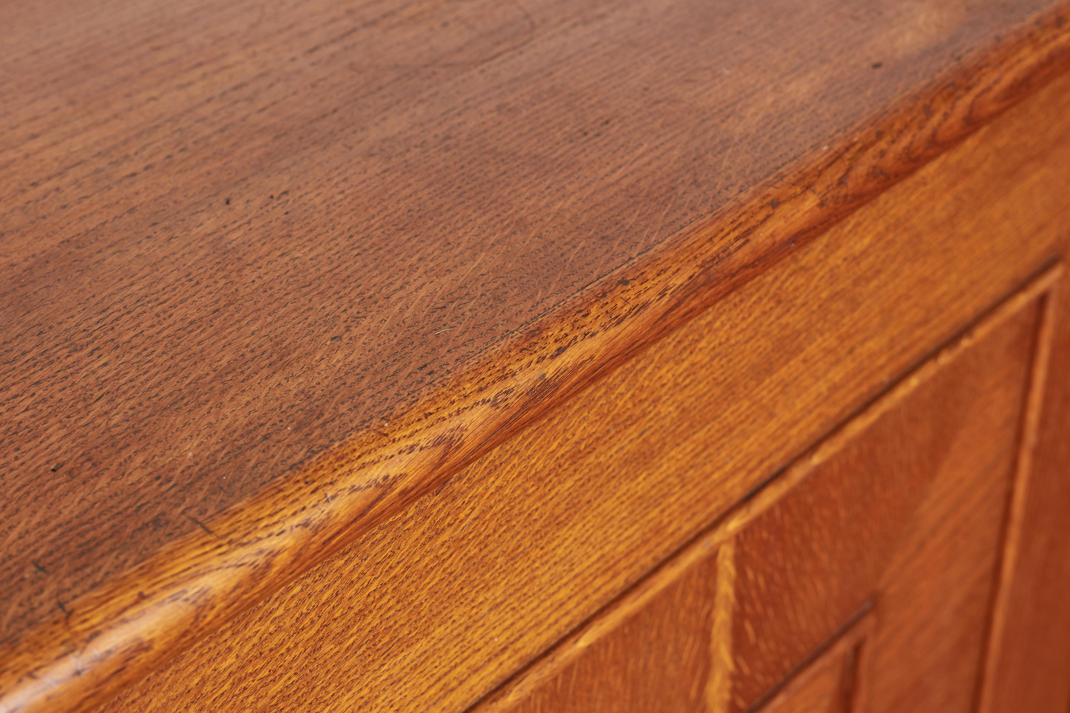 1940's French Oak Cabinet For Sale 3