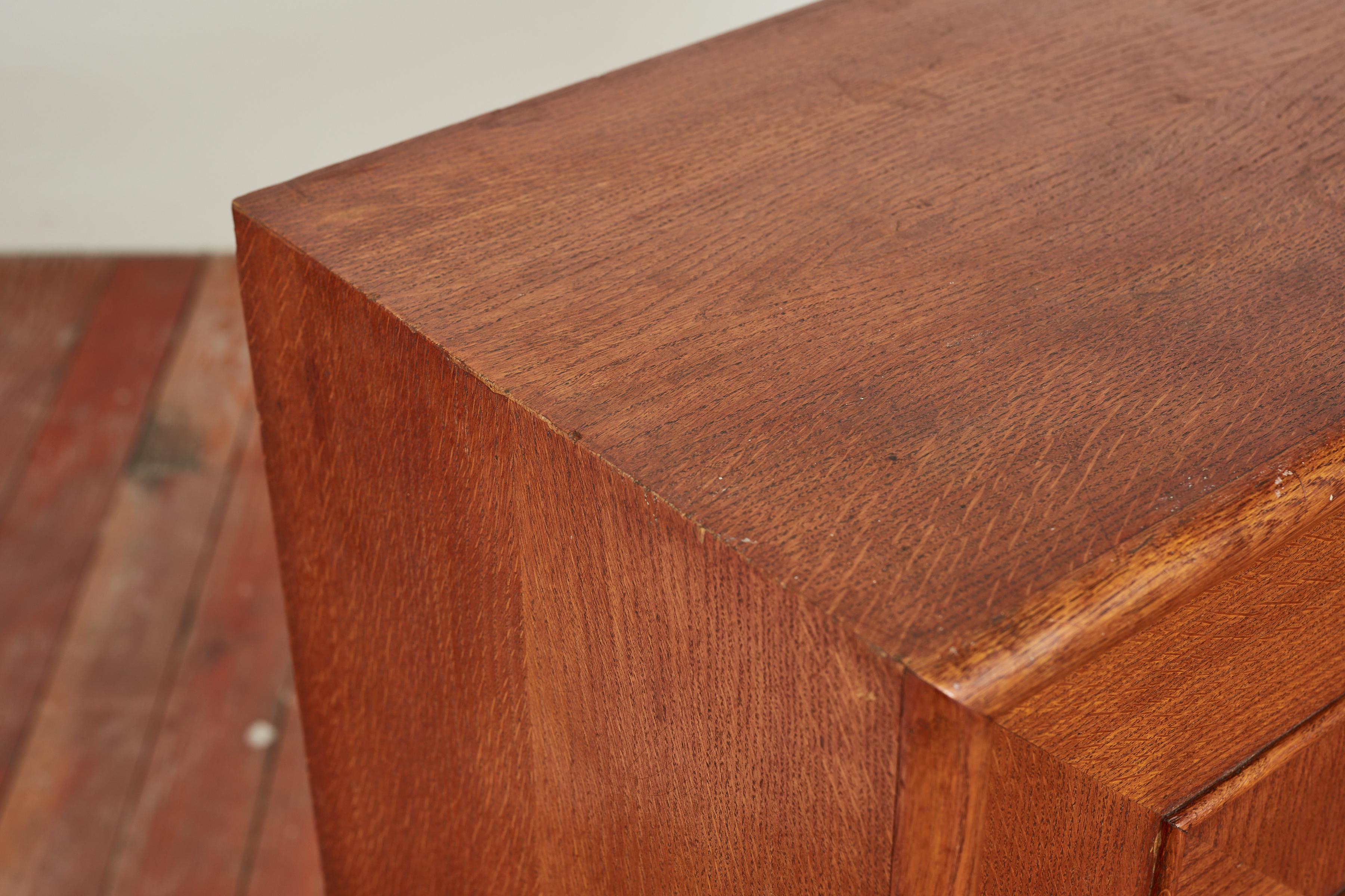 1940's French Oak Cabinet For Sale 4