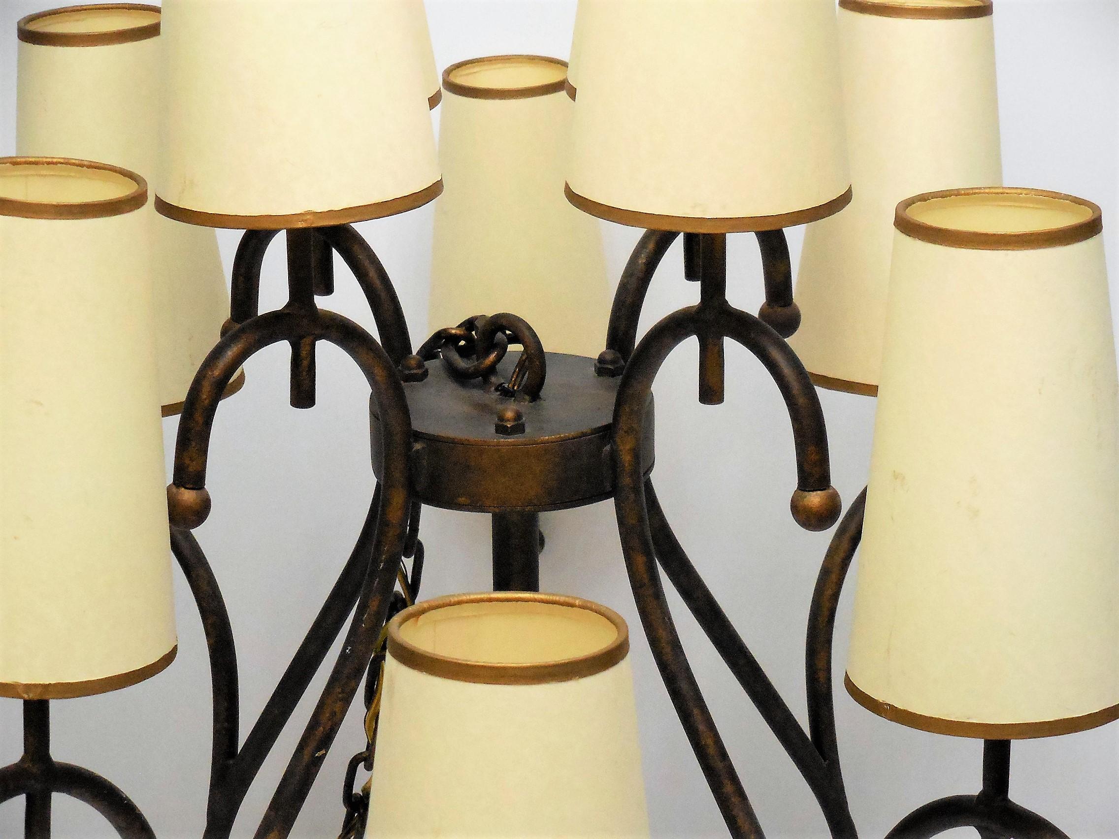 Large Chandelier with 12 Shades 1