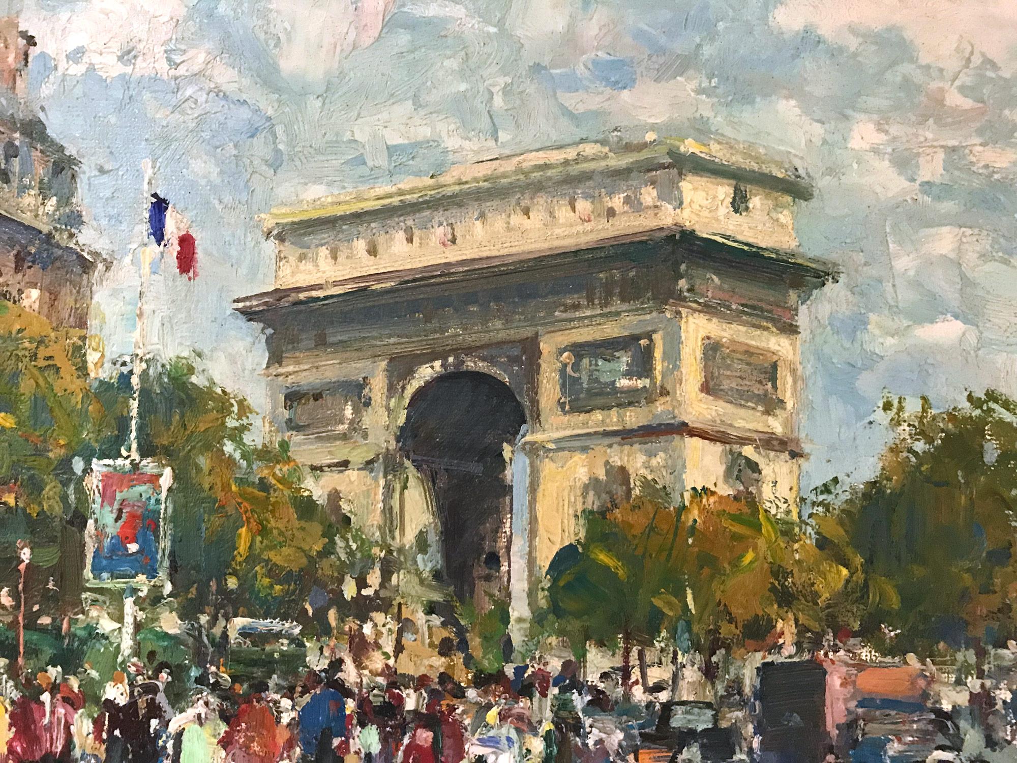 arc de triomphe painting