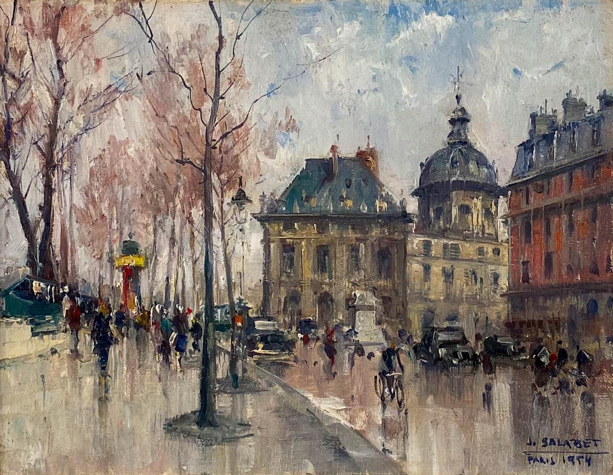 Les Bouquiniste, Paris by Jean Salabet 1