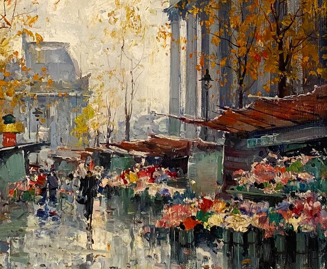 Marche de Fleurs, La Madeleine Paris by Jean Salabet 1
