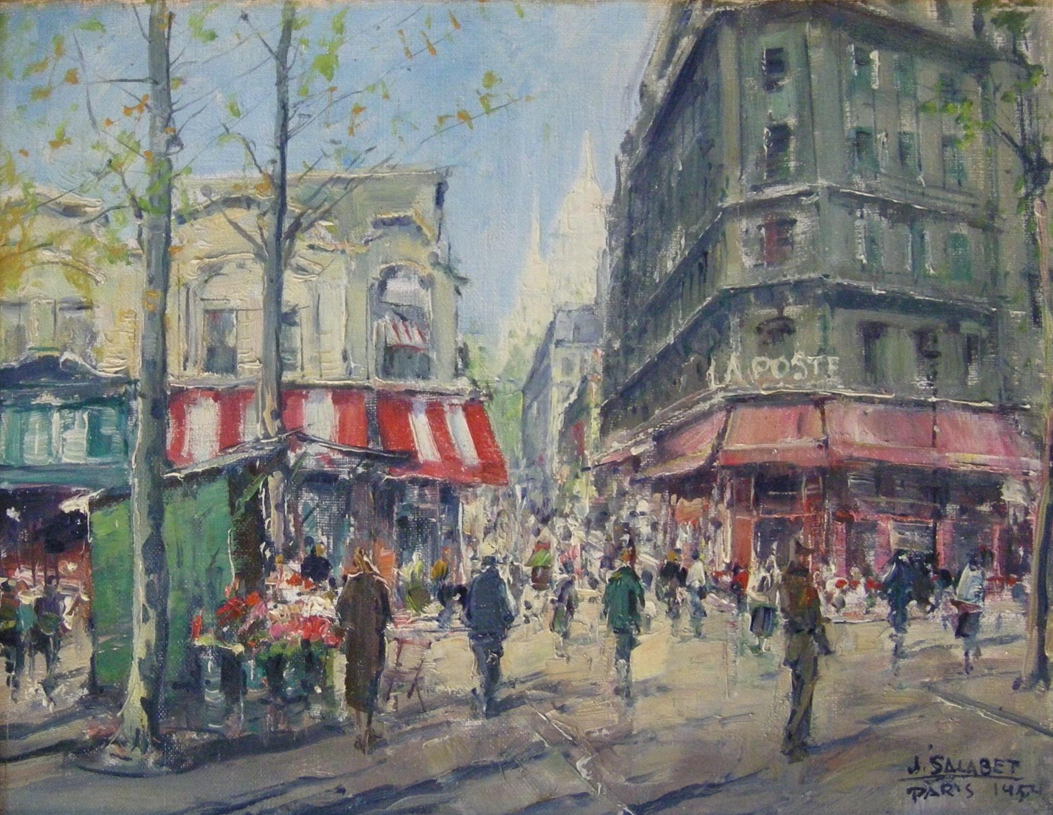 impressionist paintings of paris street scenes
