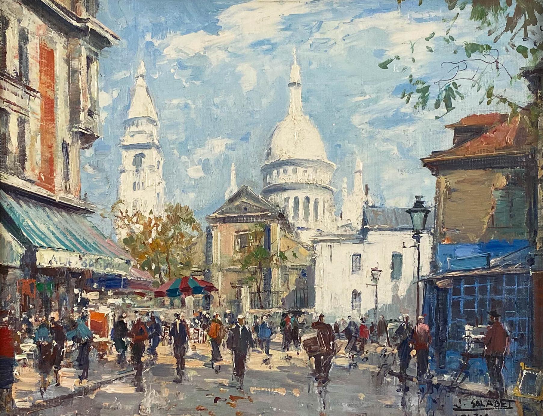Montmatre - Painting by Jean Salabet