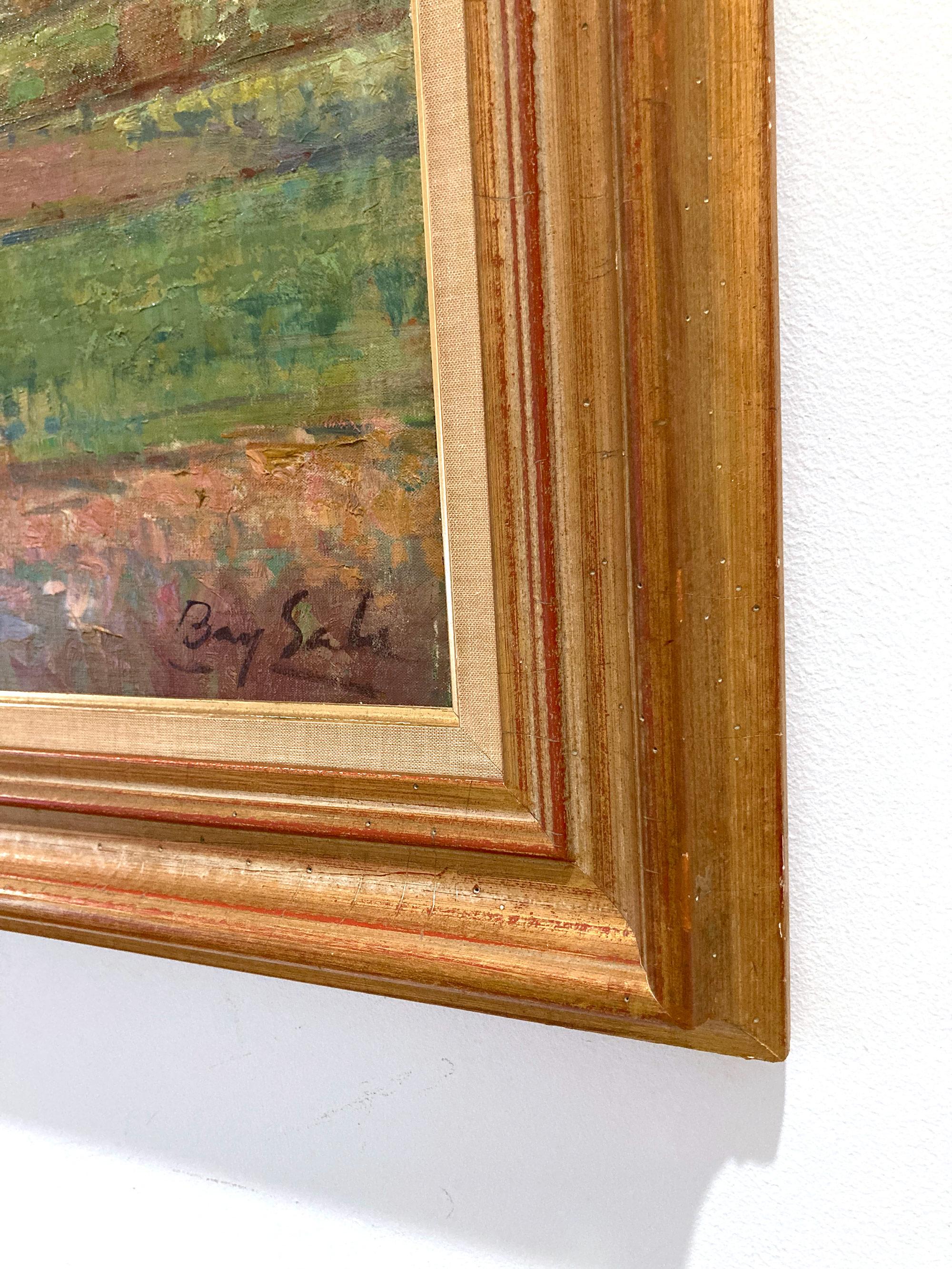 Peinture impressionniste à l'huile sur toile 