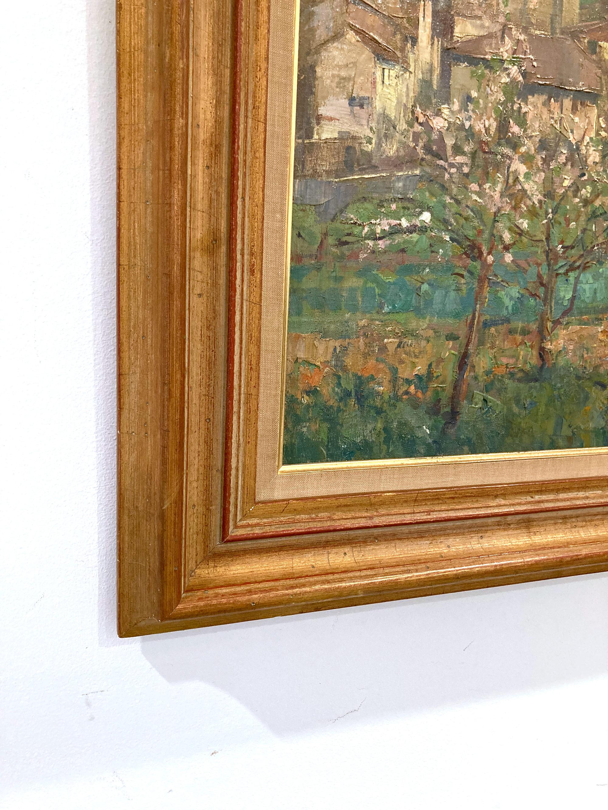 Peinture impressionniste à l'huile sur toile 