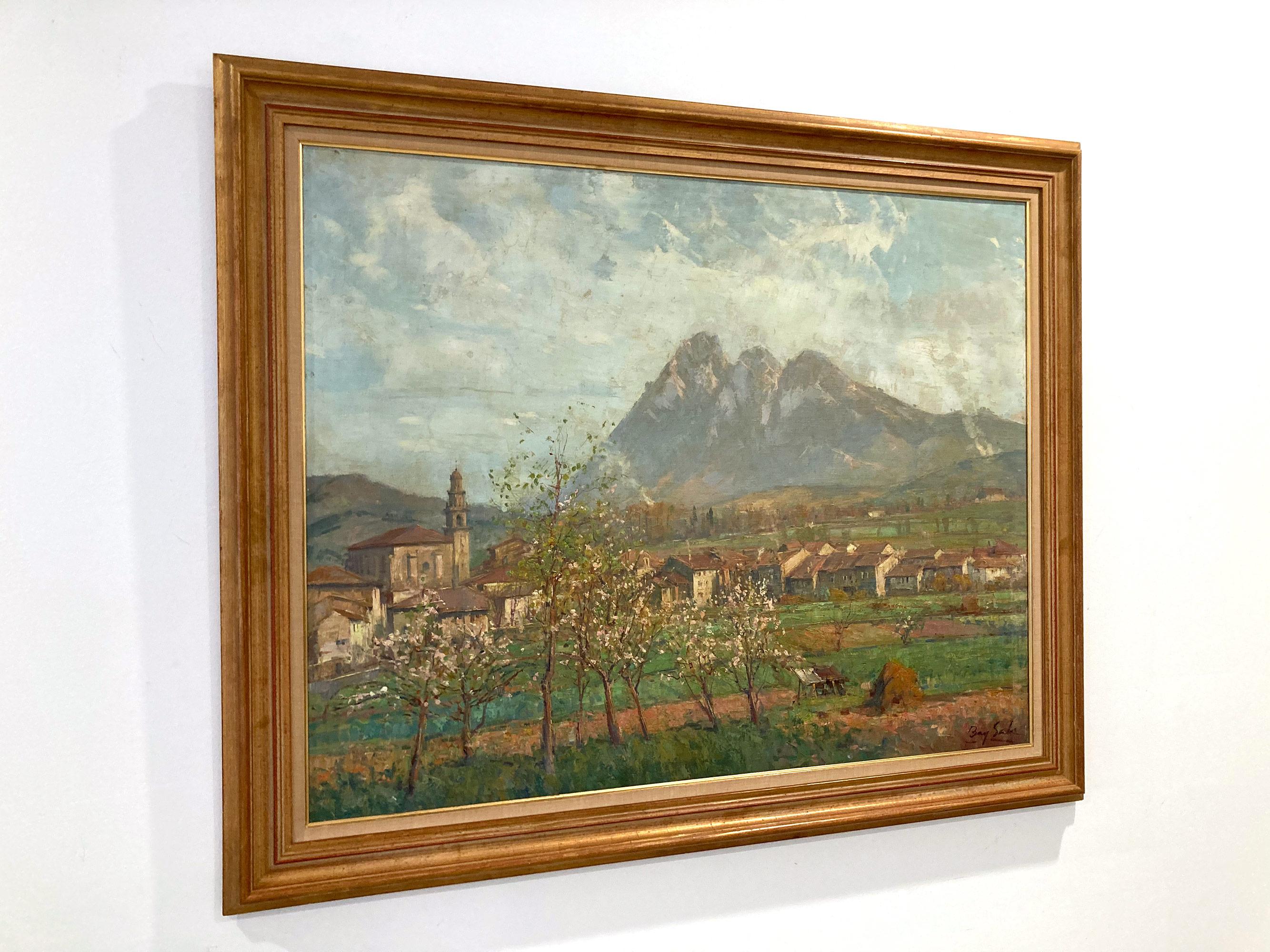 Peinture impressionniste à l'huile sur toile 