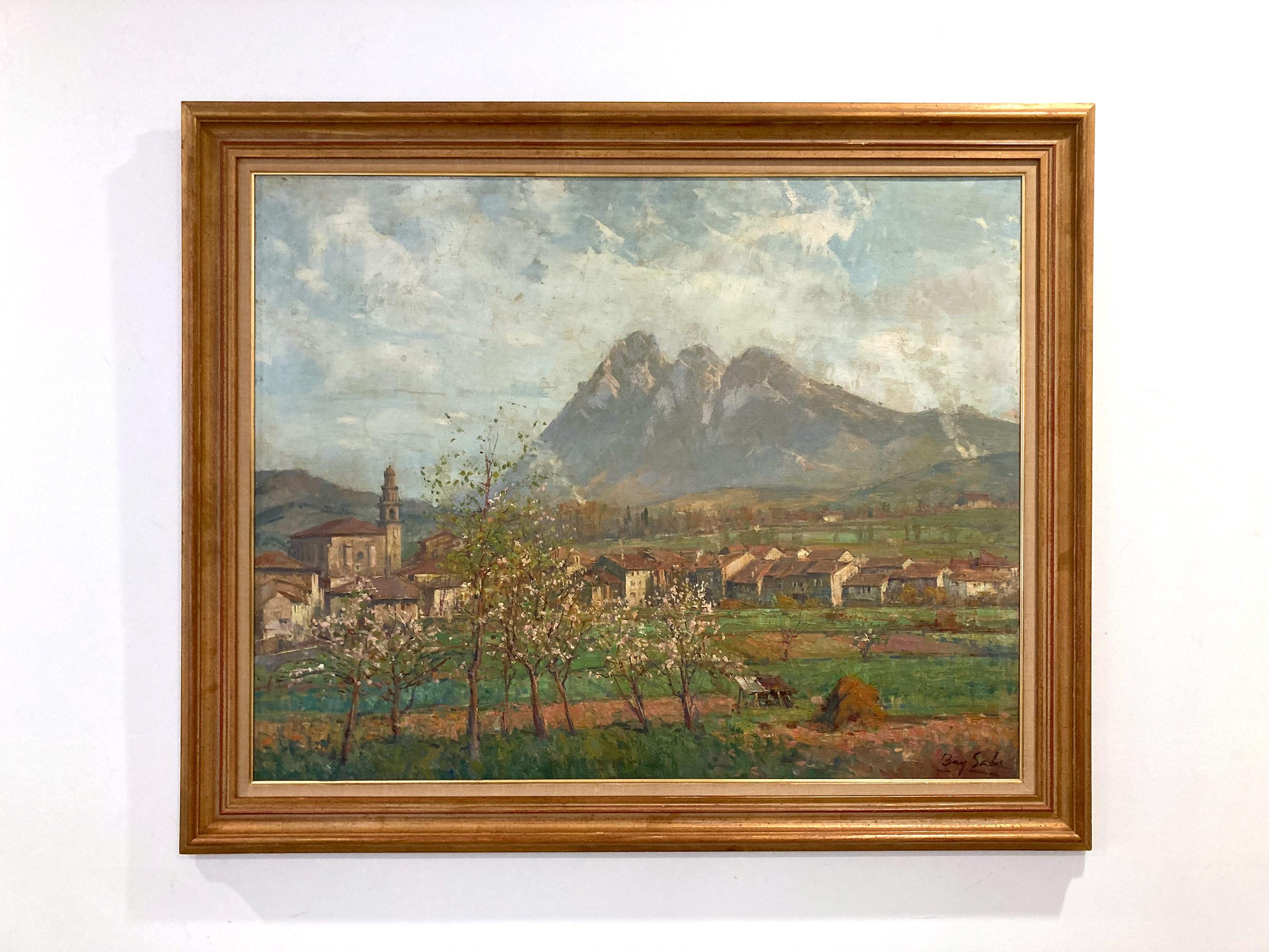 Peinture impressionniste à l'huile sur toile 