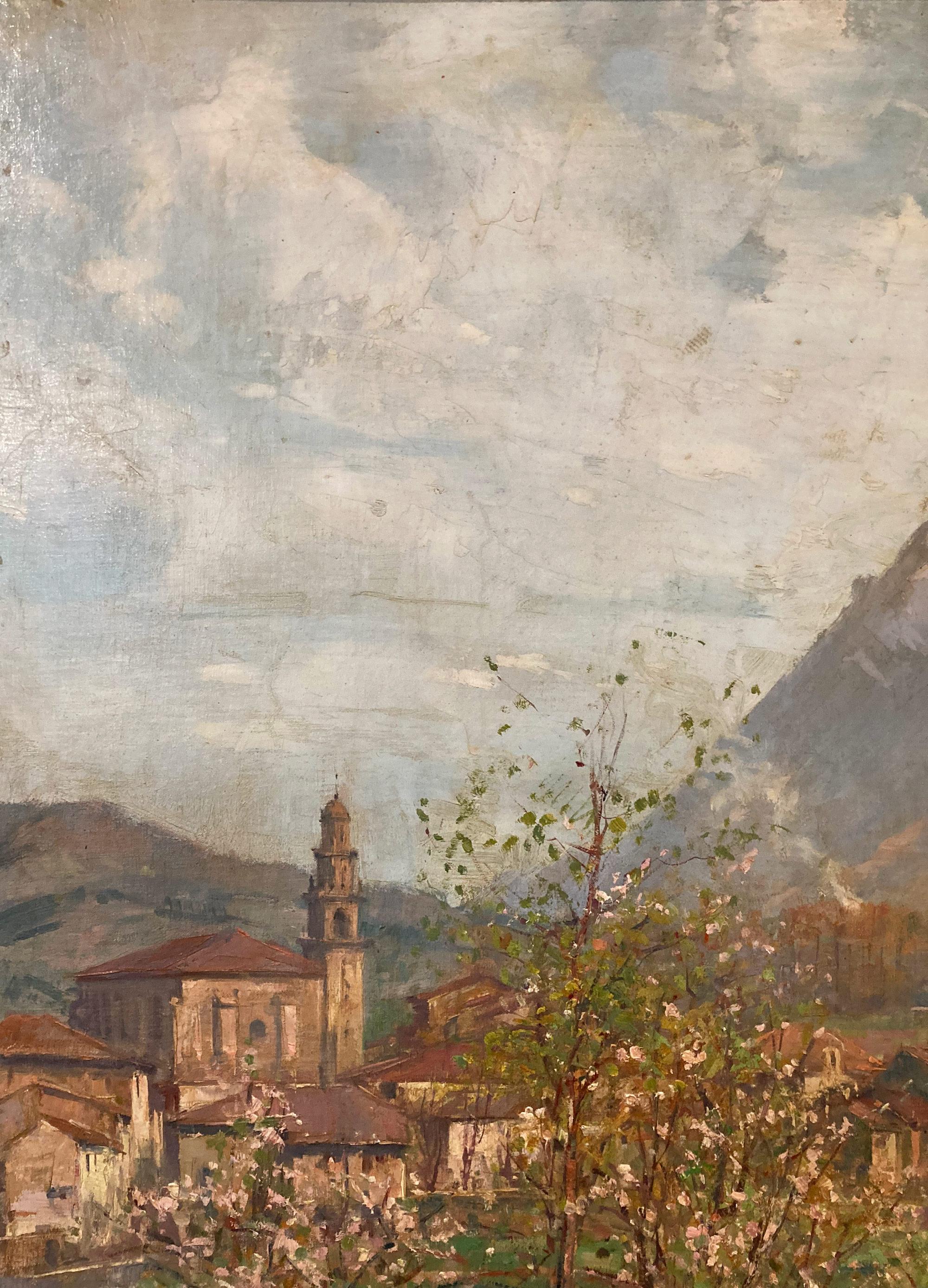 Peinture impressionniste à l'huile sur toile 