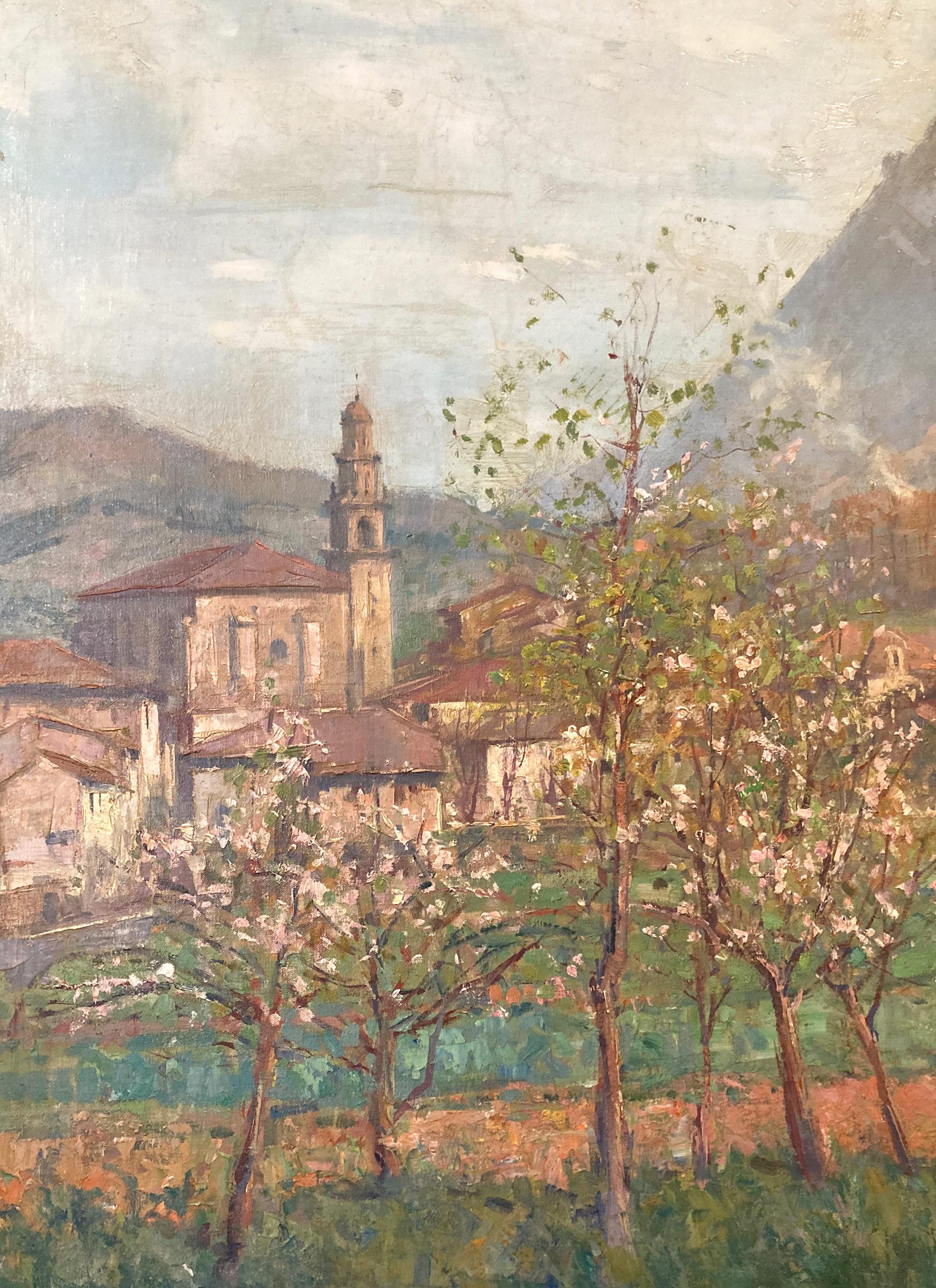 Peinture impressionniste à l'huile sur toile 