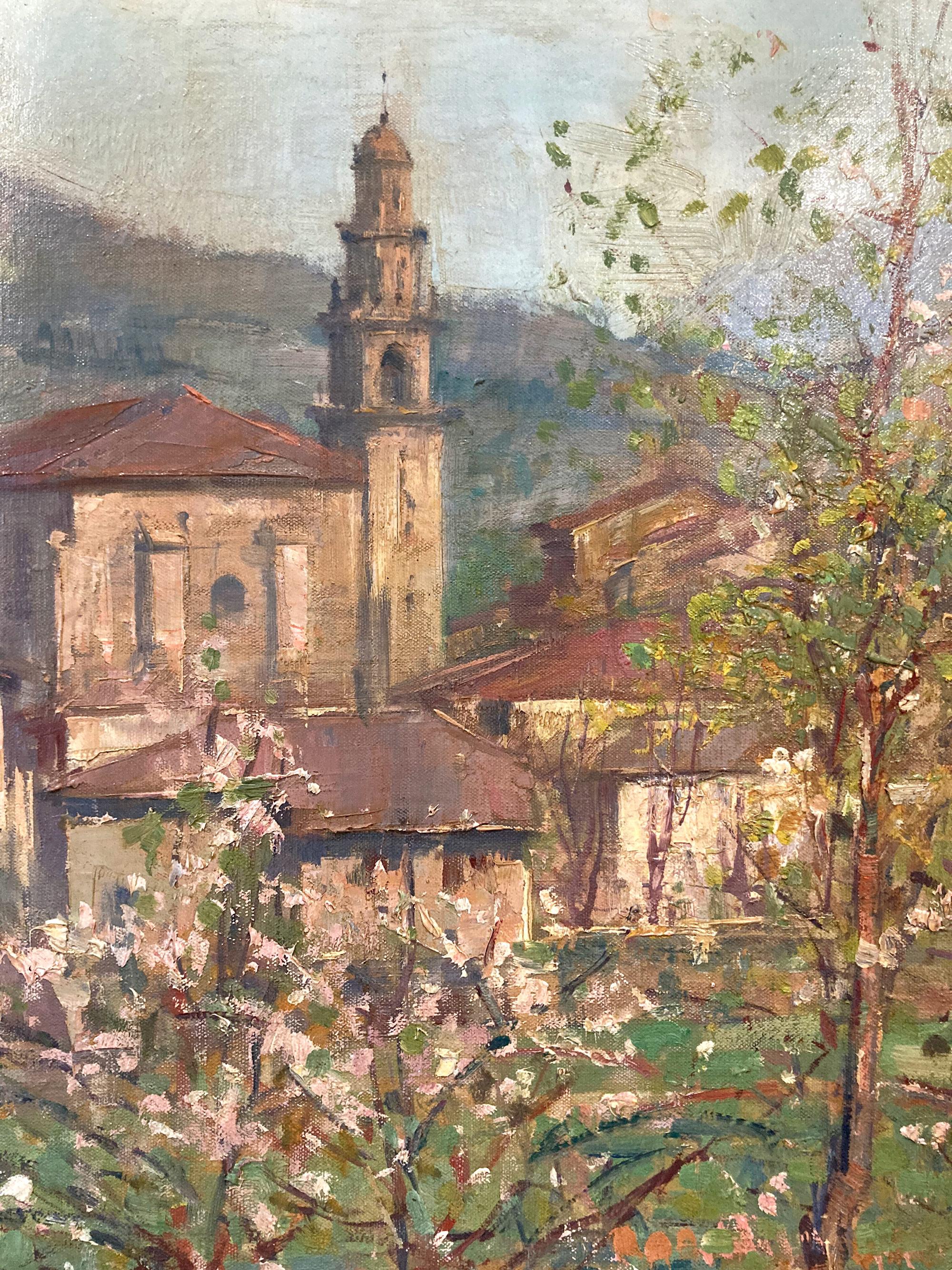 Peinture impressionniste à l'huile sur toile 