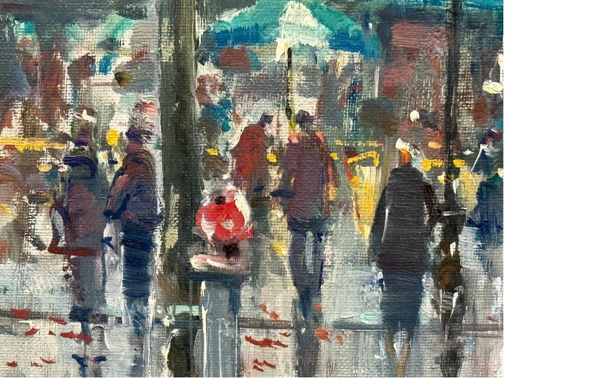 Jean Salabet, Impressionismus, Pariser Straßenszene, Öl auf Leinwand, Frankreich, 1954

Ölgemälde einer Pariser Straßenszene von dem in Spanien geborenen Juan Bayon Salado, der sich das Pseudonym Jean Salabet gab. Gezeichnet J. SALABET, PARIS 1954.