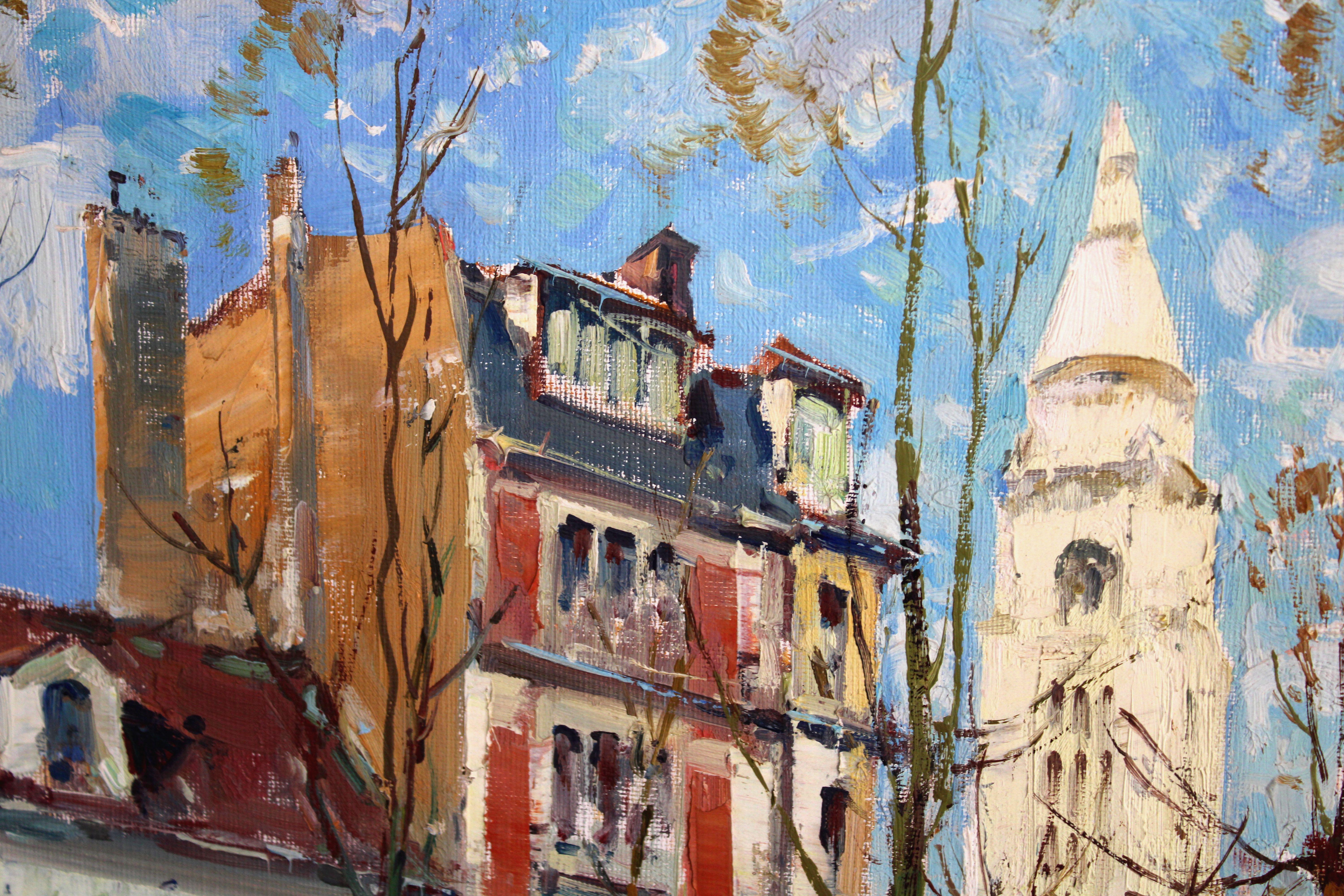 Scena del mercato parigino. Olio su tela, 48х57 сm

Jean Salabet era un pittore della Scuola di Parigi noto per i suoi colorati paesaggi urbani parigini.

Il suo lavoro è paragonabile a quello di Jules Herve, Antoine Blanchard e Edouard