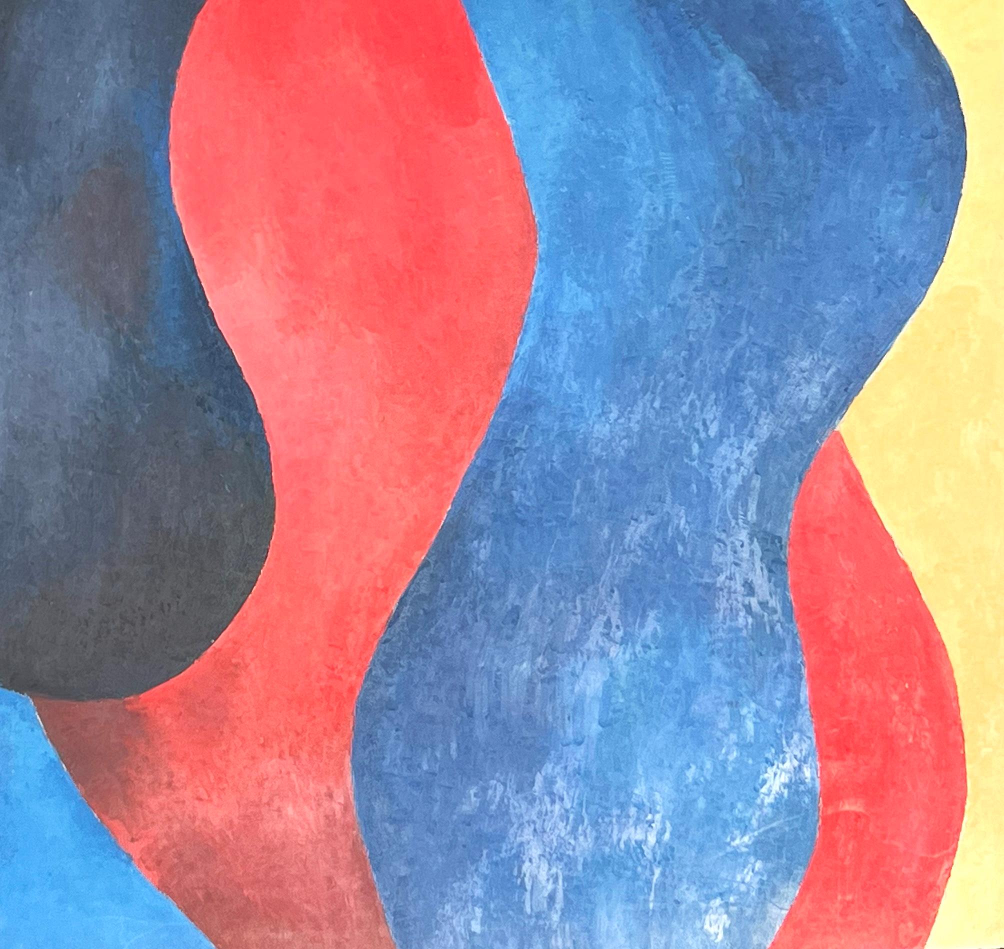Capovolto - Painting di Jean Sanglar