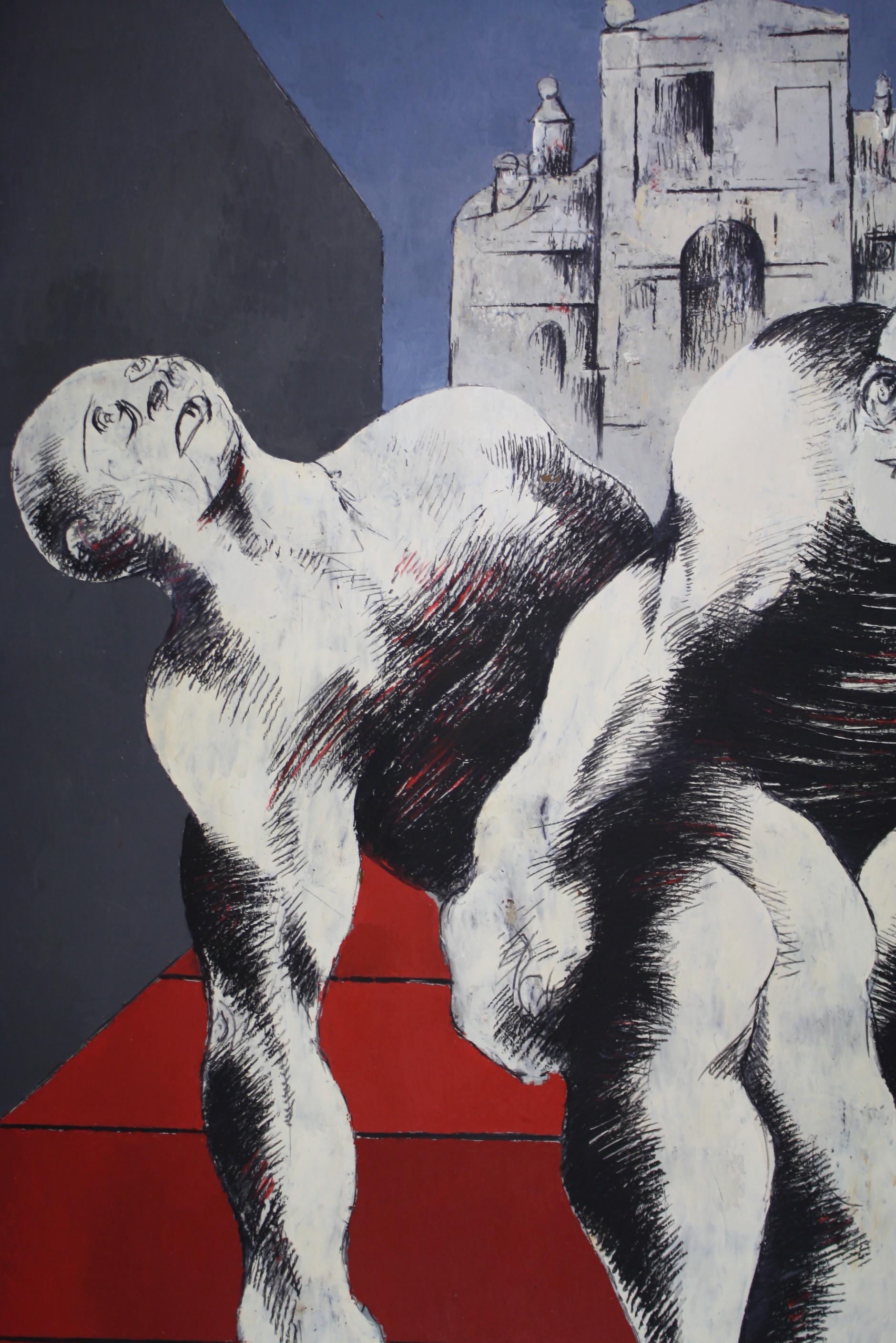 Corri - Painting Neoespressionismo di Jean Sanglar