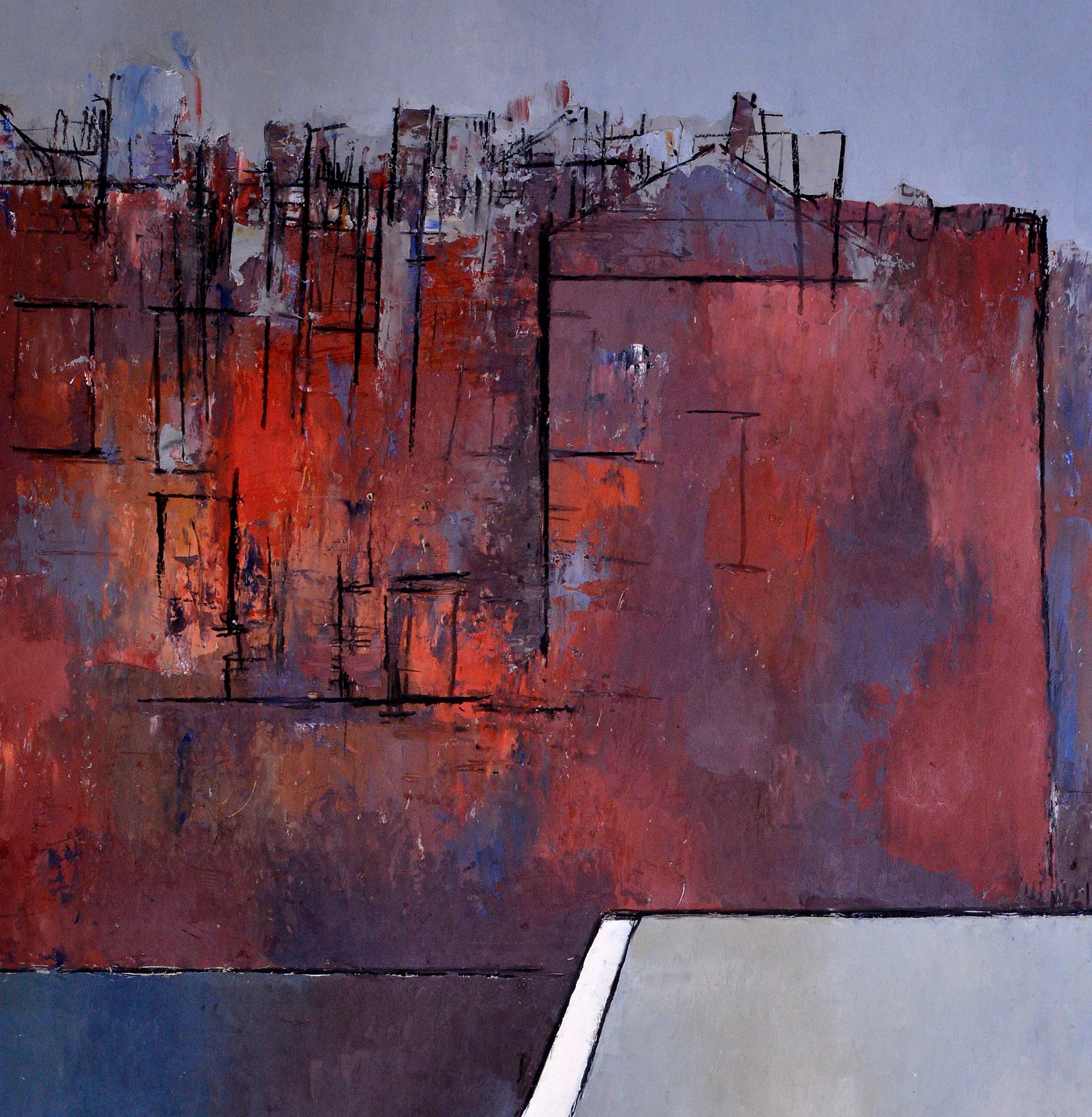 Puesta en perspectiva - Painting Neoexpresionista de Jean Sanglar
