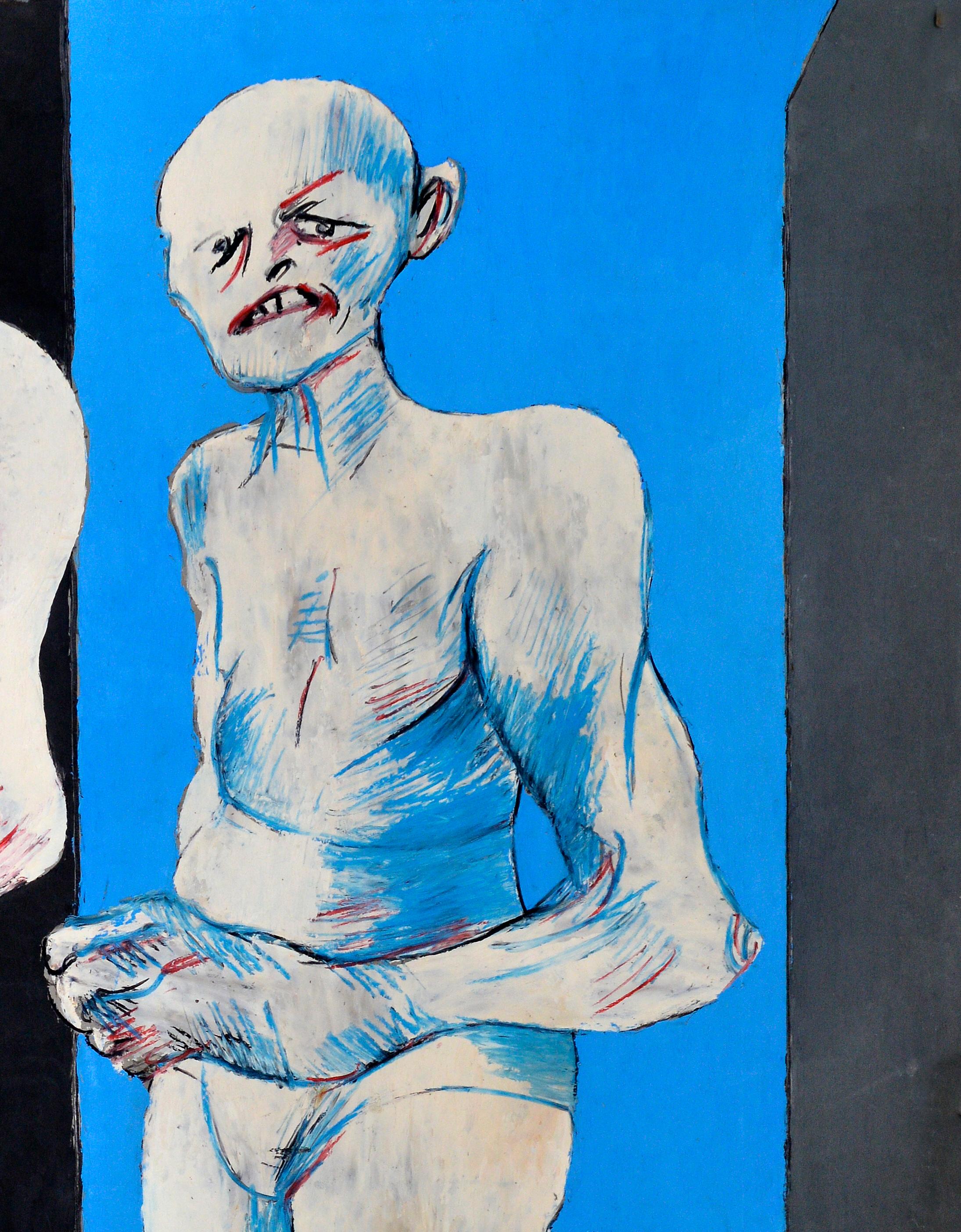 Sin título - Painting Neoexpresionista de Jean Sanglar