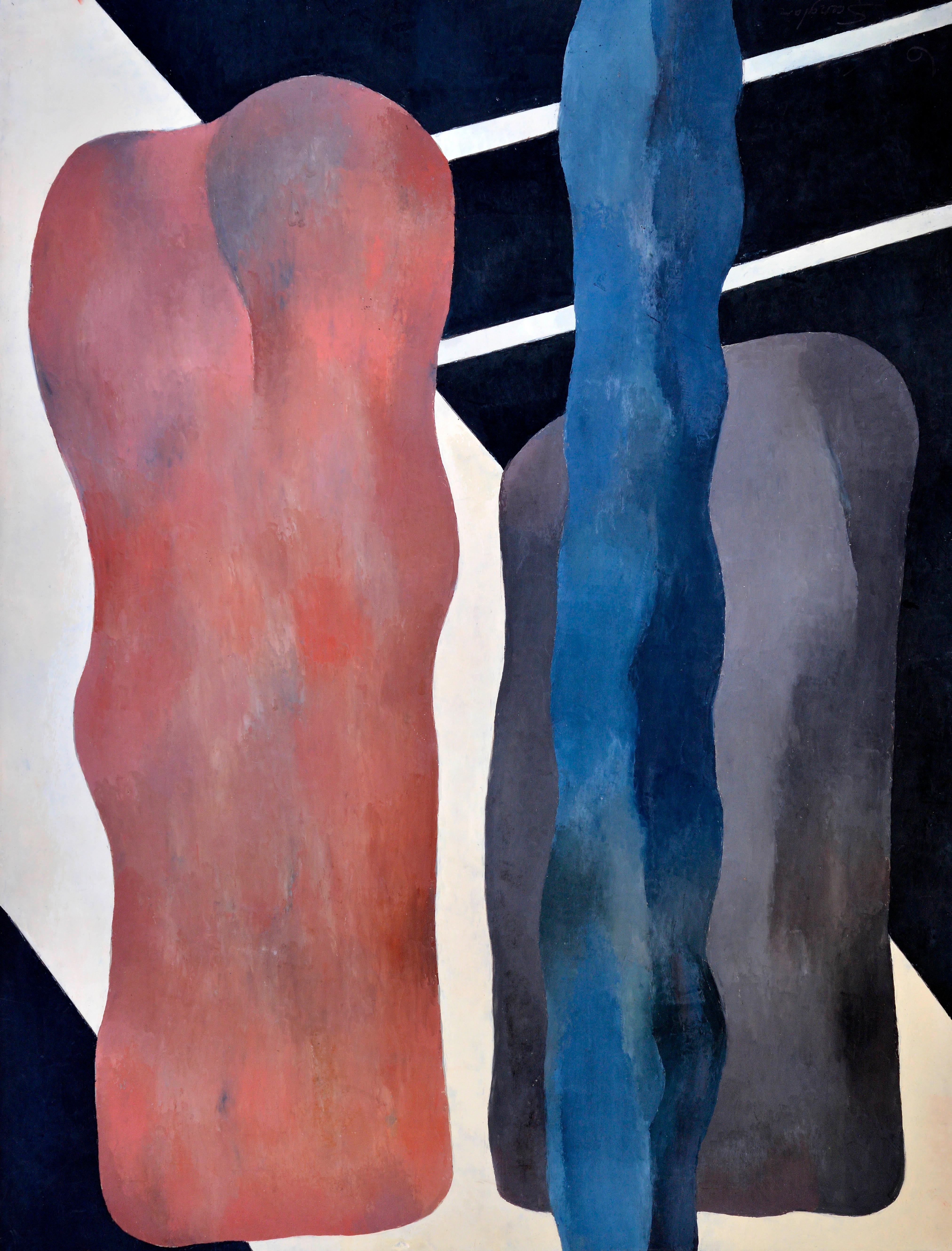 Figurative Painting de Jean Sanglar - Sin título